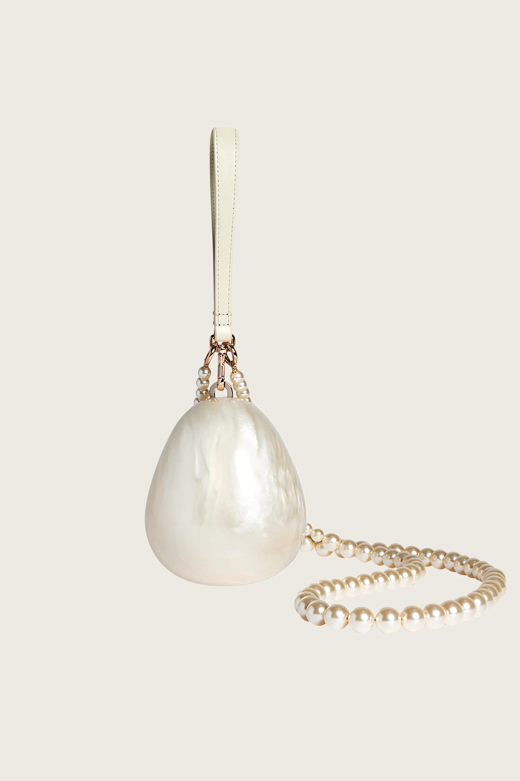 Simone Rocha Micro Pearl Egg Bag