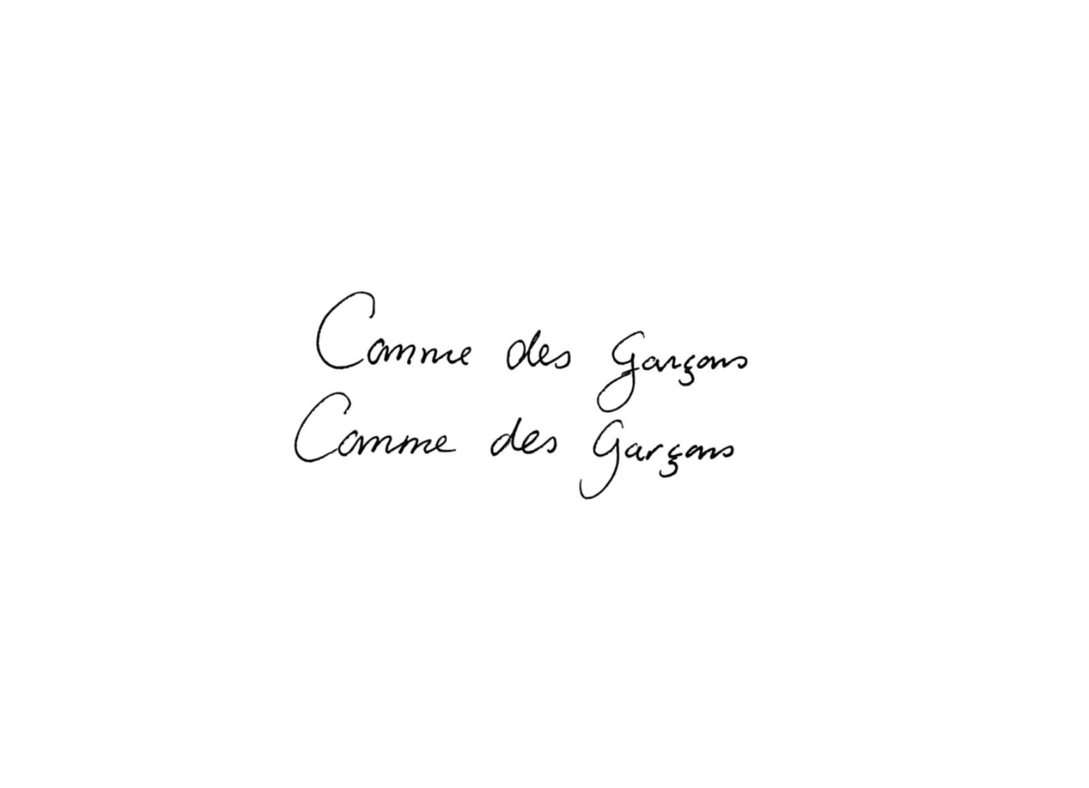 Comme des Garçons Comme des Garçons