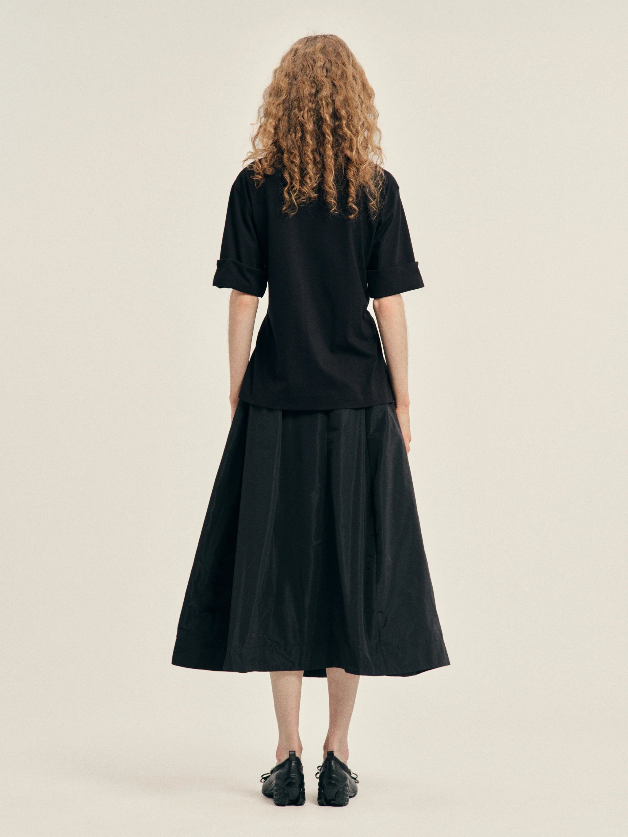 Simone Rocha Taffeta Skirt - Black