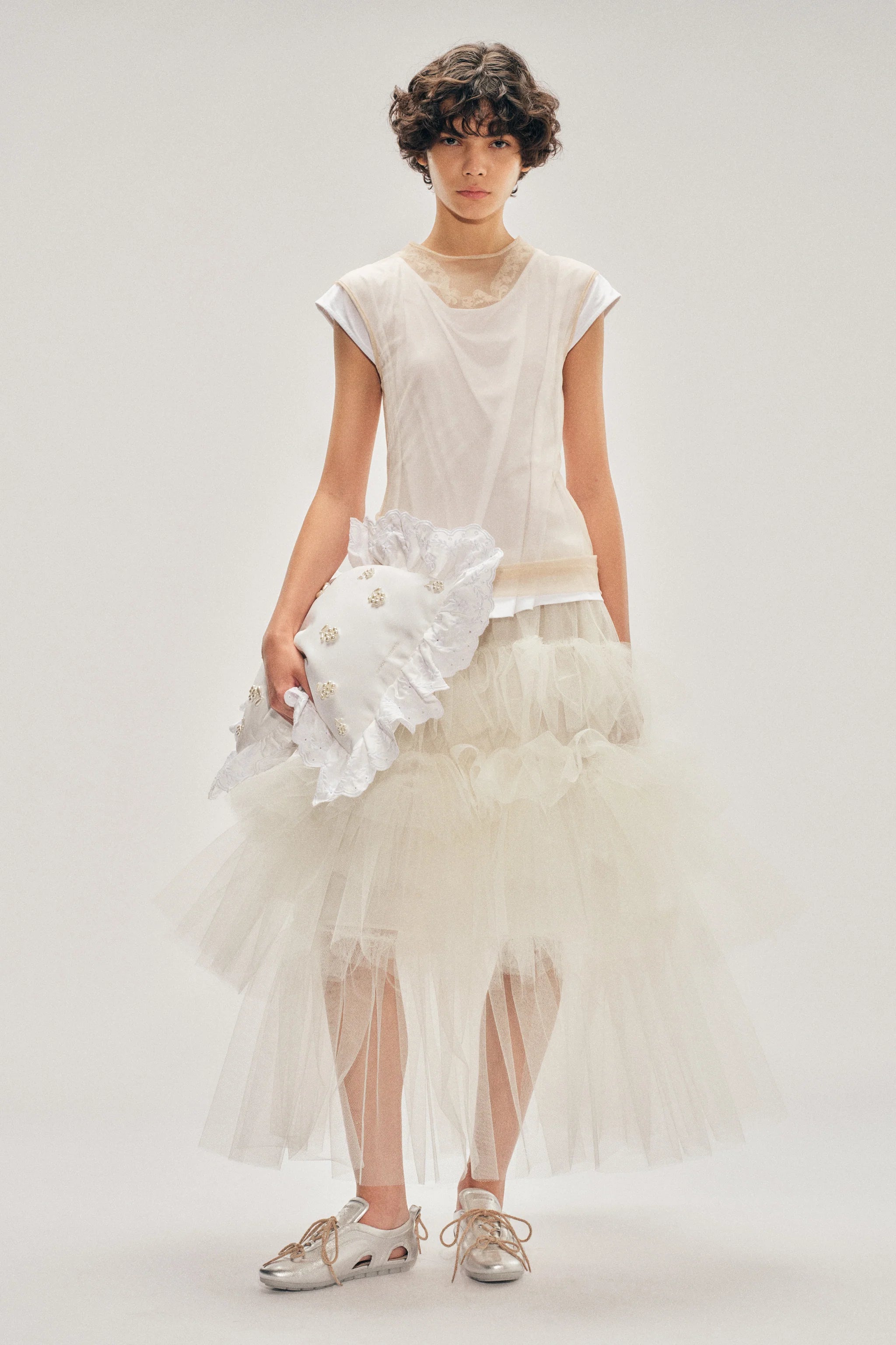 Simone Rocha Layered Liquid T-Shirt