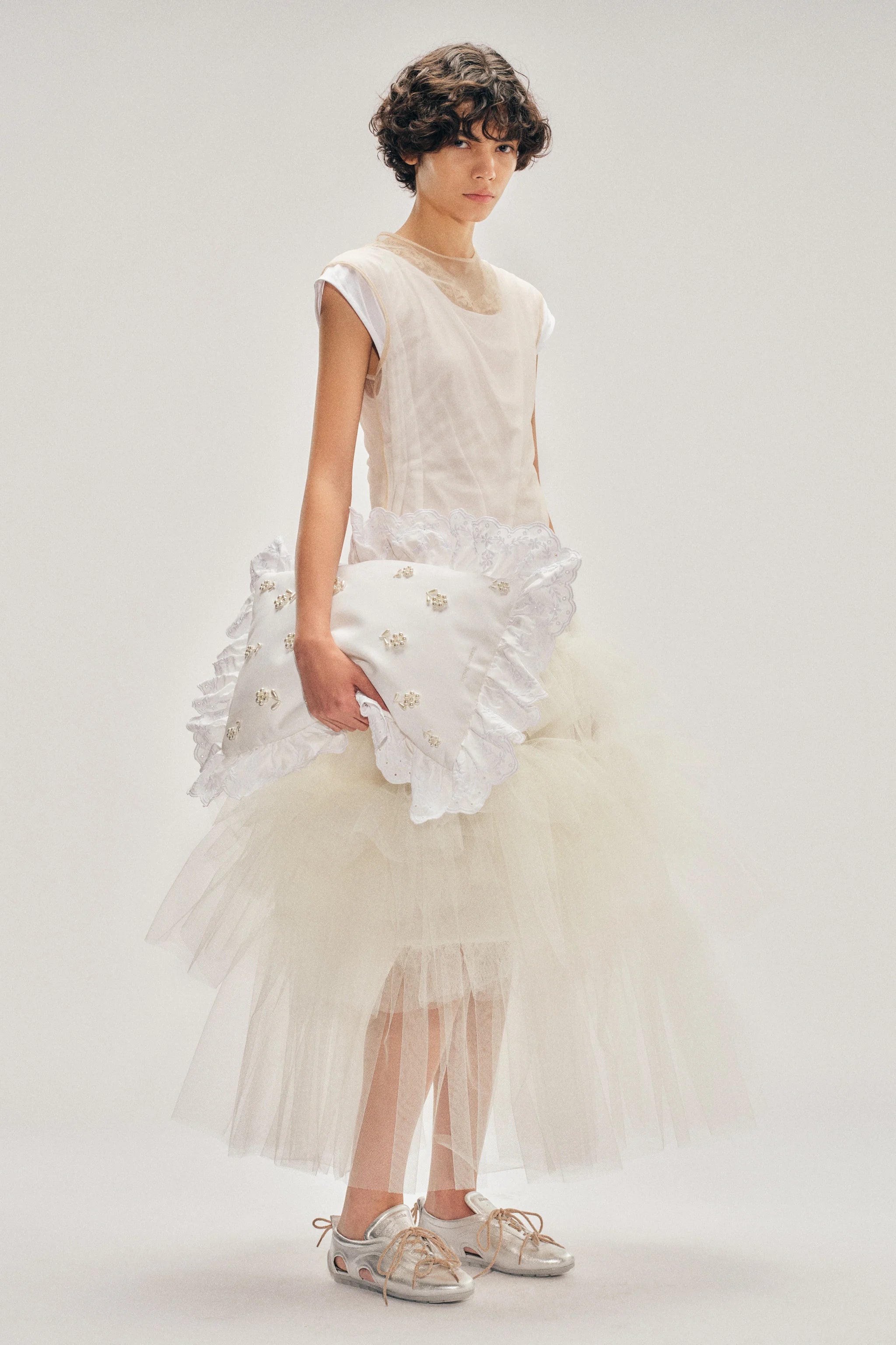 Simone Rocha Layered Liquid T-Shirt