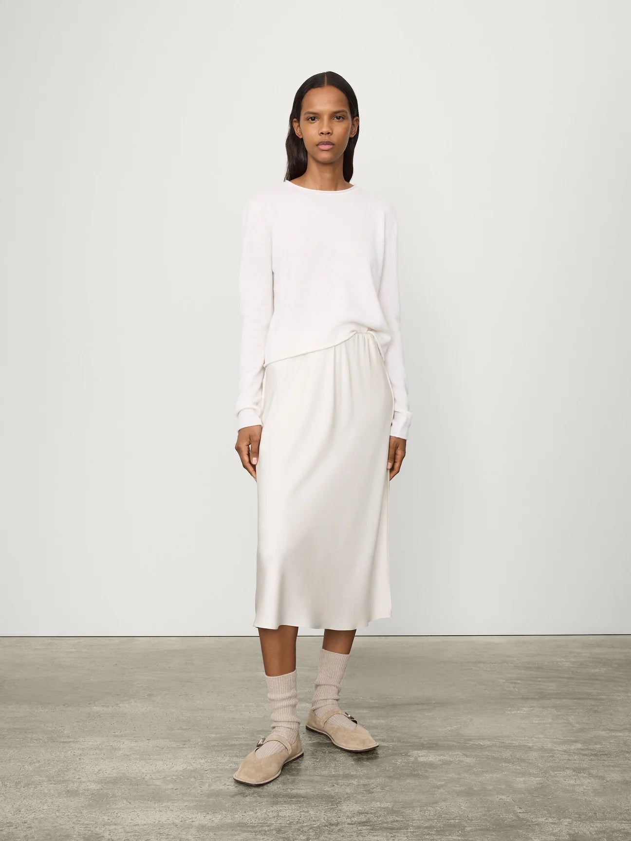 Lisa Yang Ida Sweater in Cream