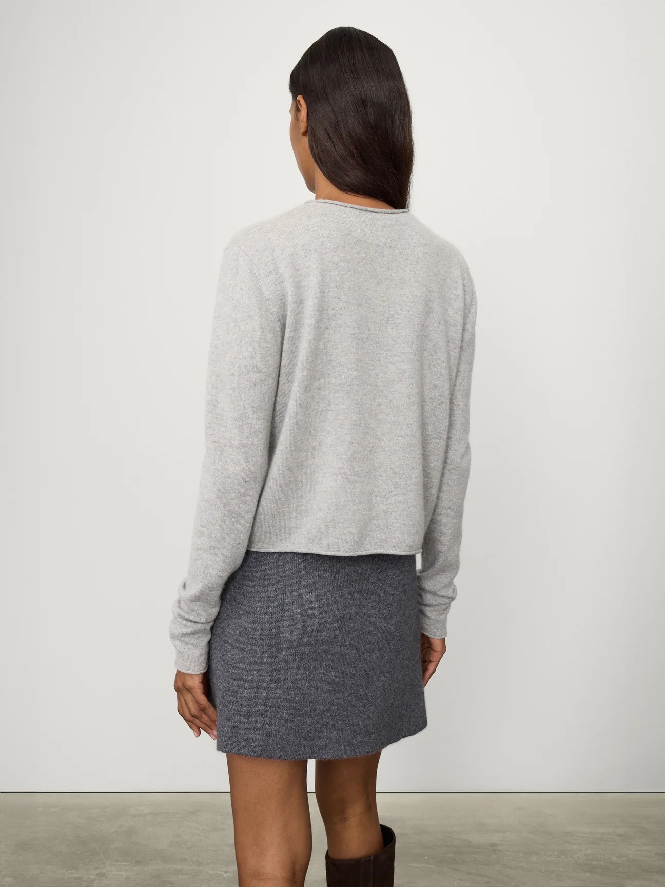 Lisa Yang Ida Sweater in Dove Grey