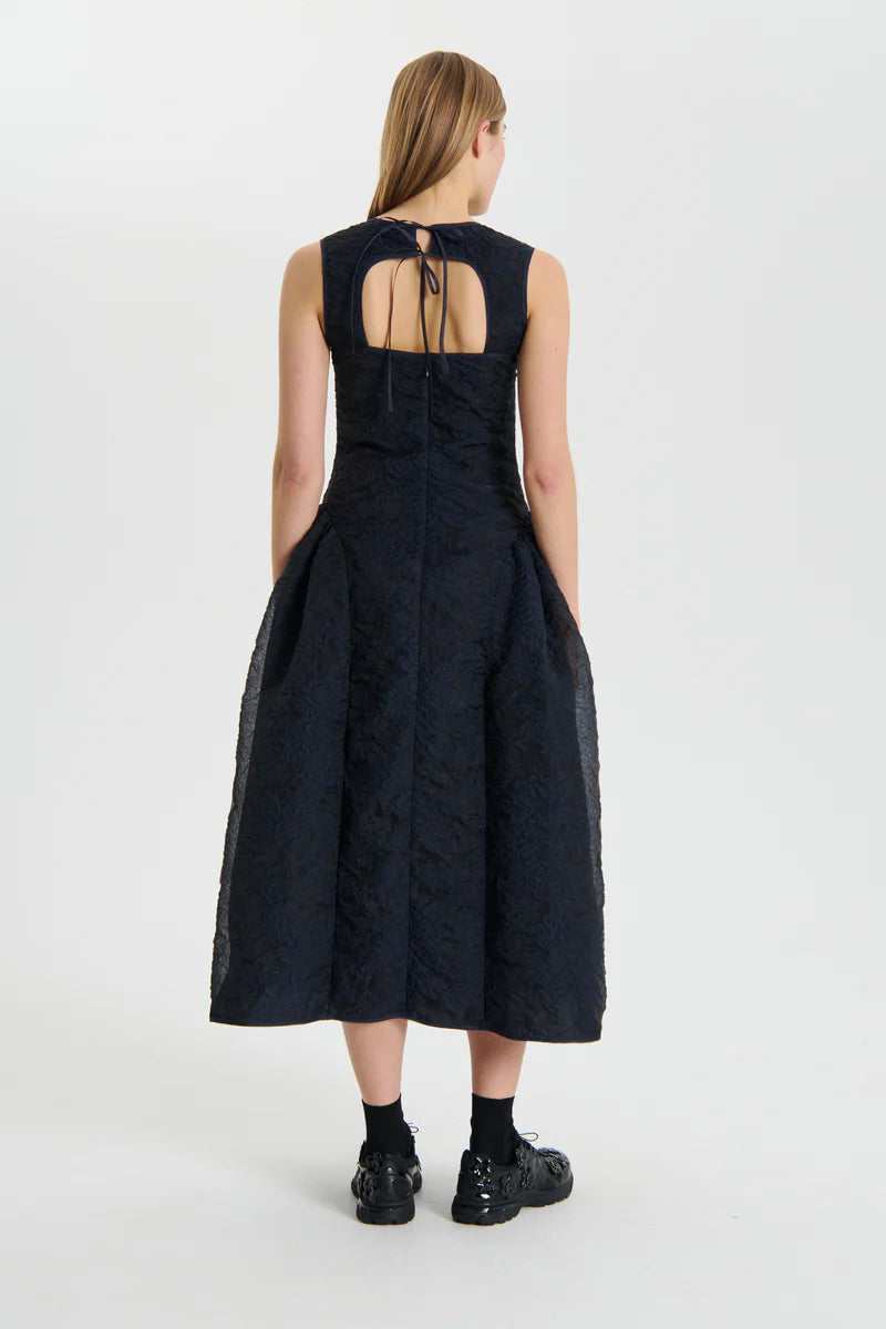 Cecilie Bahnsen Gine Dress Navy