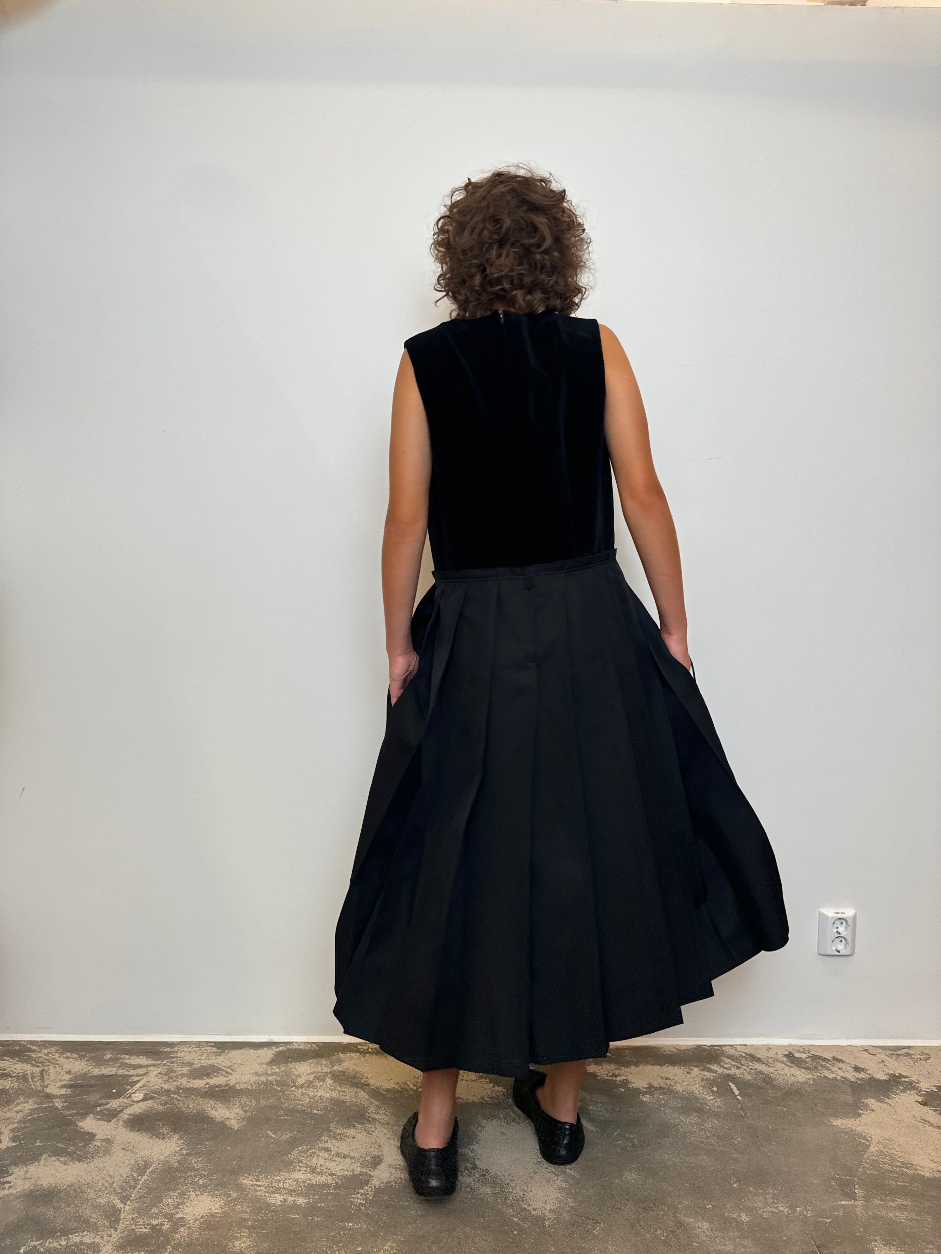 Comme des Garçons Comme des Garçons velvet dress