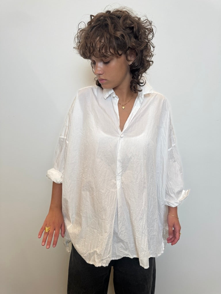 Daniela Gregis air crinkled cotton shirt