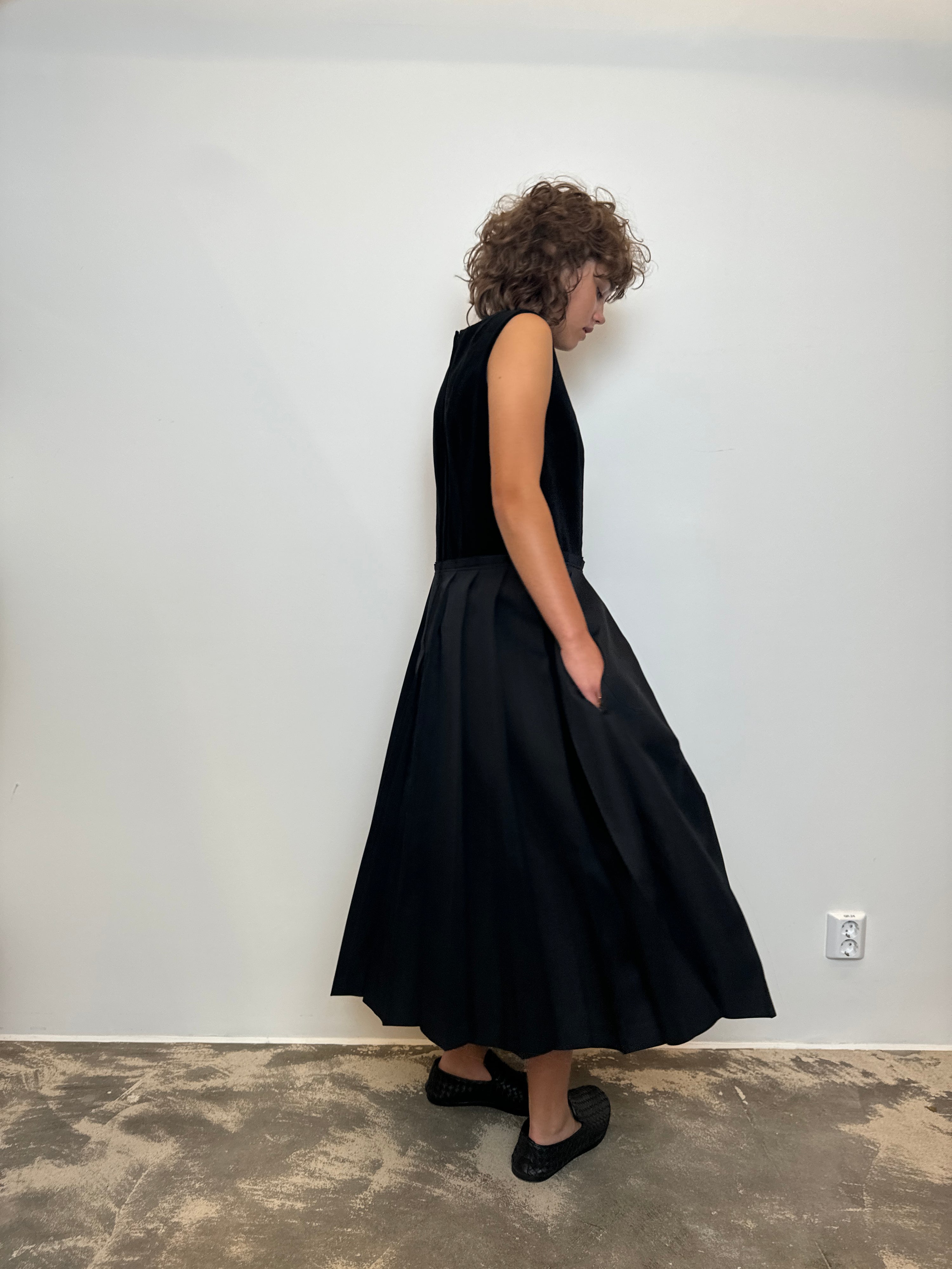 Comme des Garçons Comme des Garçons velvet dress