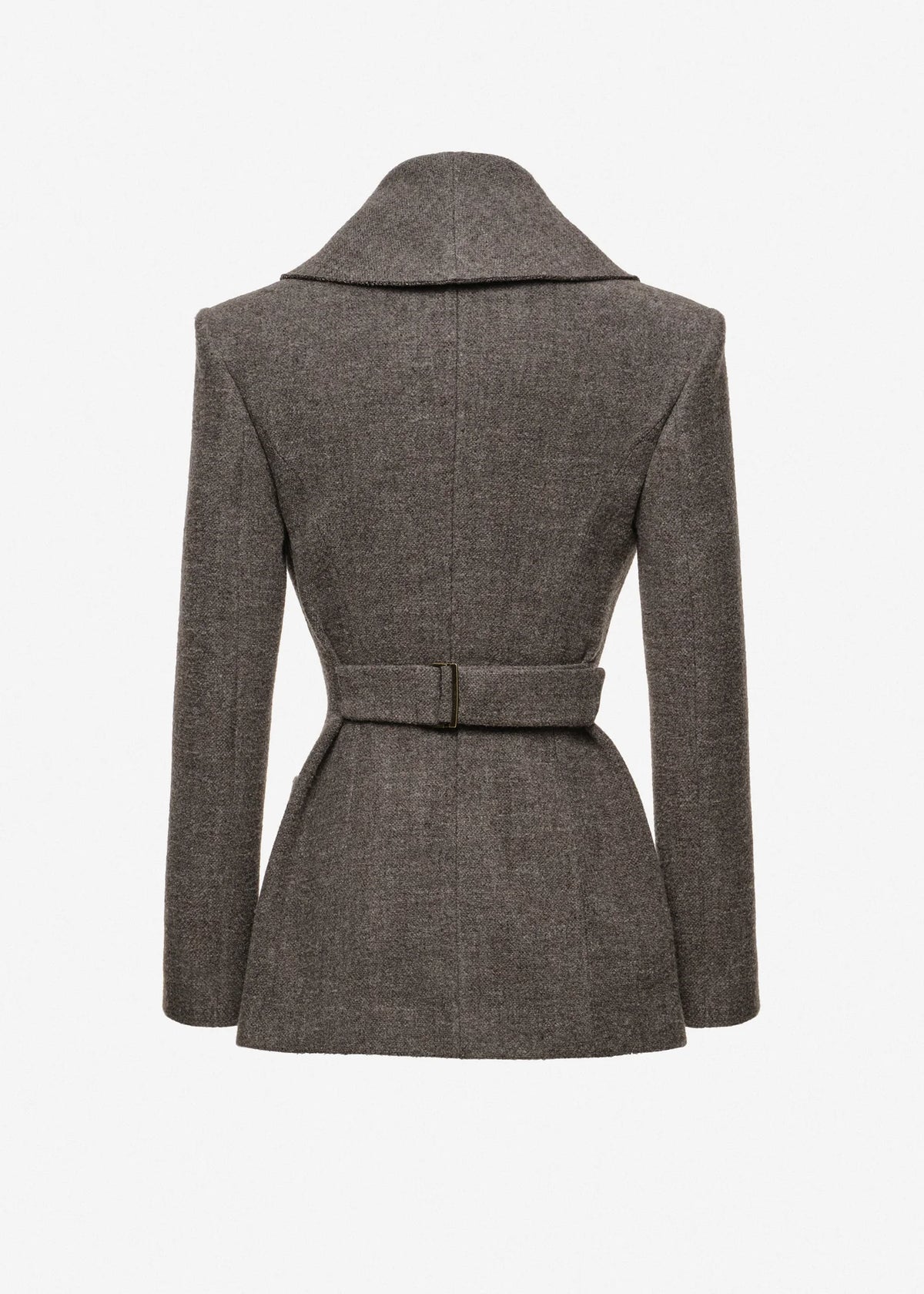 Magda Butrym Shawl-collar tailored blazer in grey