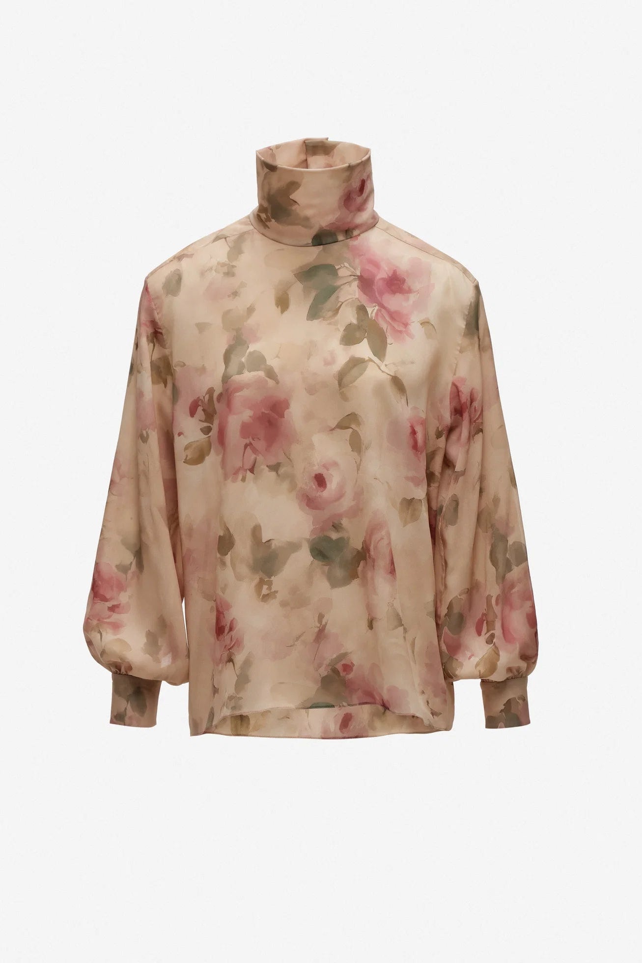 Magda Butrym Silk floral blouse