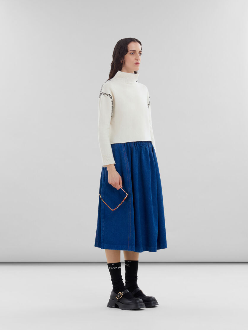 Marni wrap jumper with Marni Mending