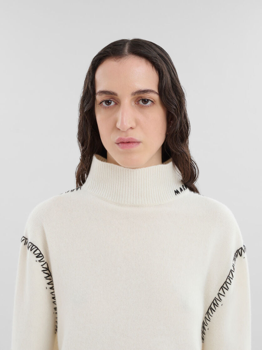 Marni wrap jumper with Marni Mending