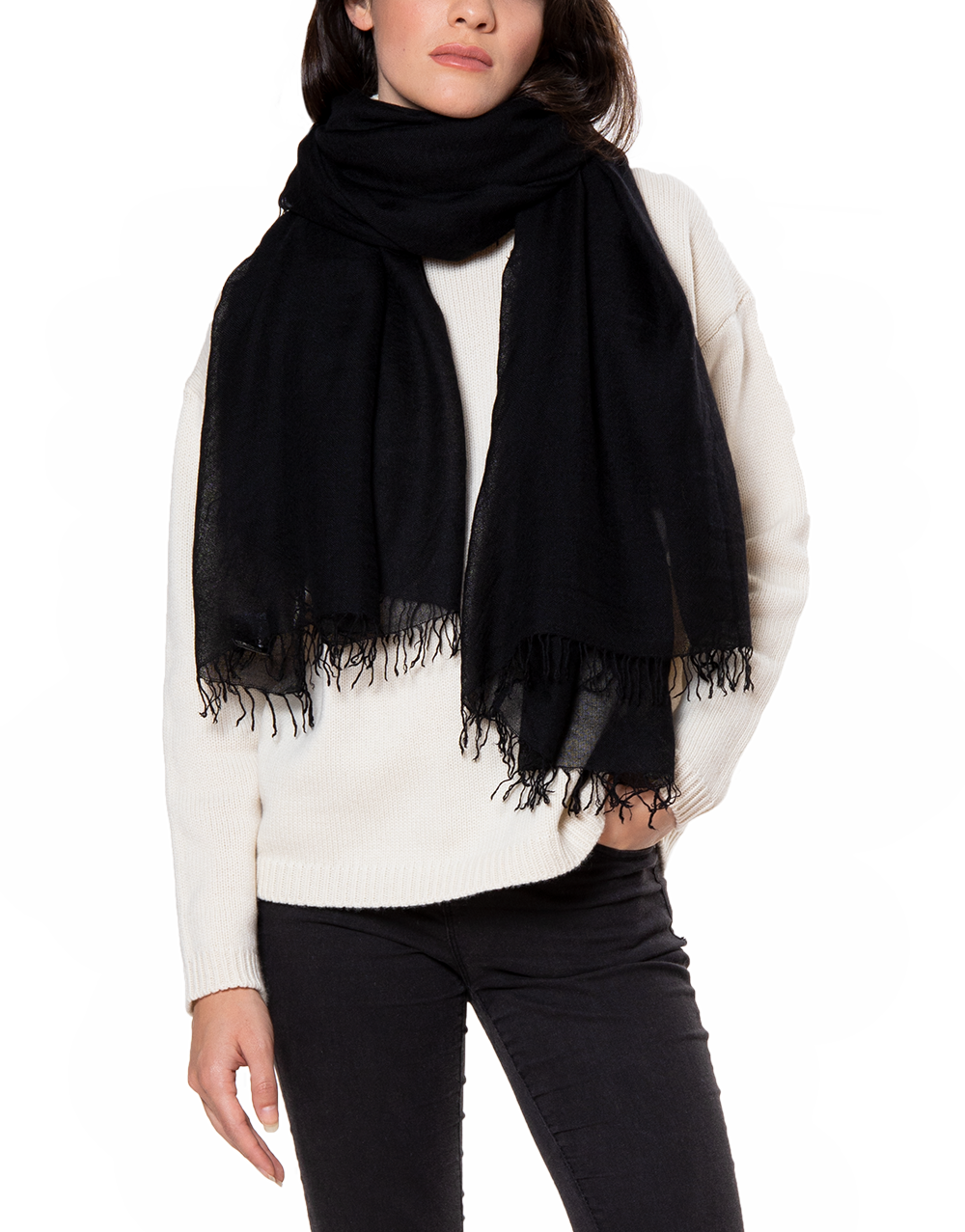 Faliero Sarti Black Scarf