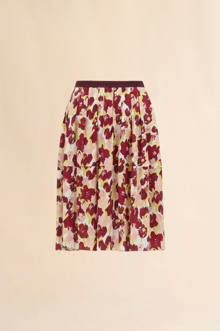 Marni Flower Silk Skirt