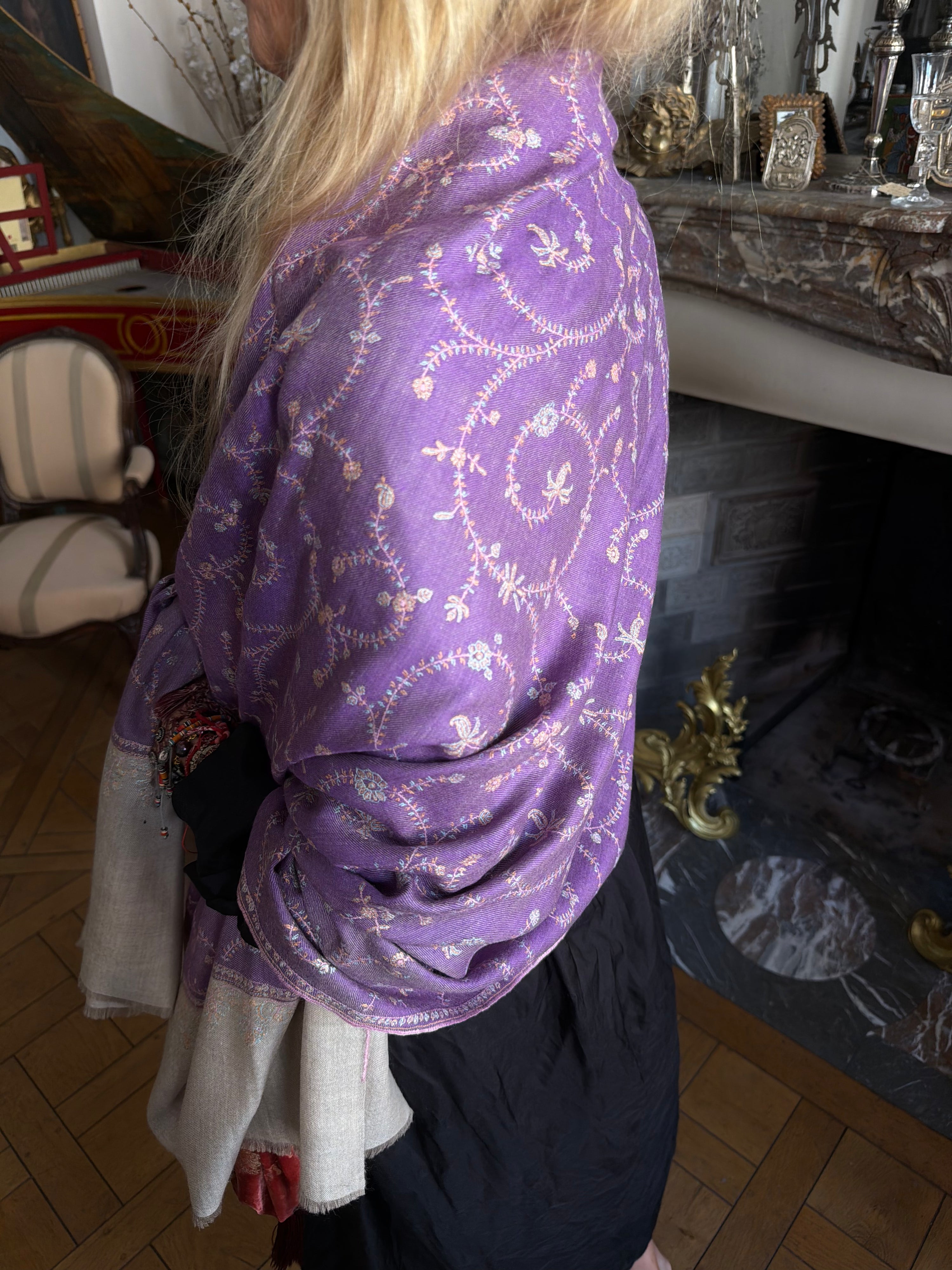 Yaser Shaw Scarf - Iris