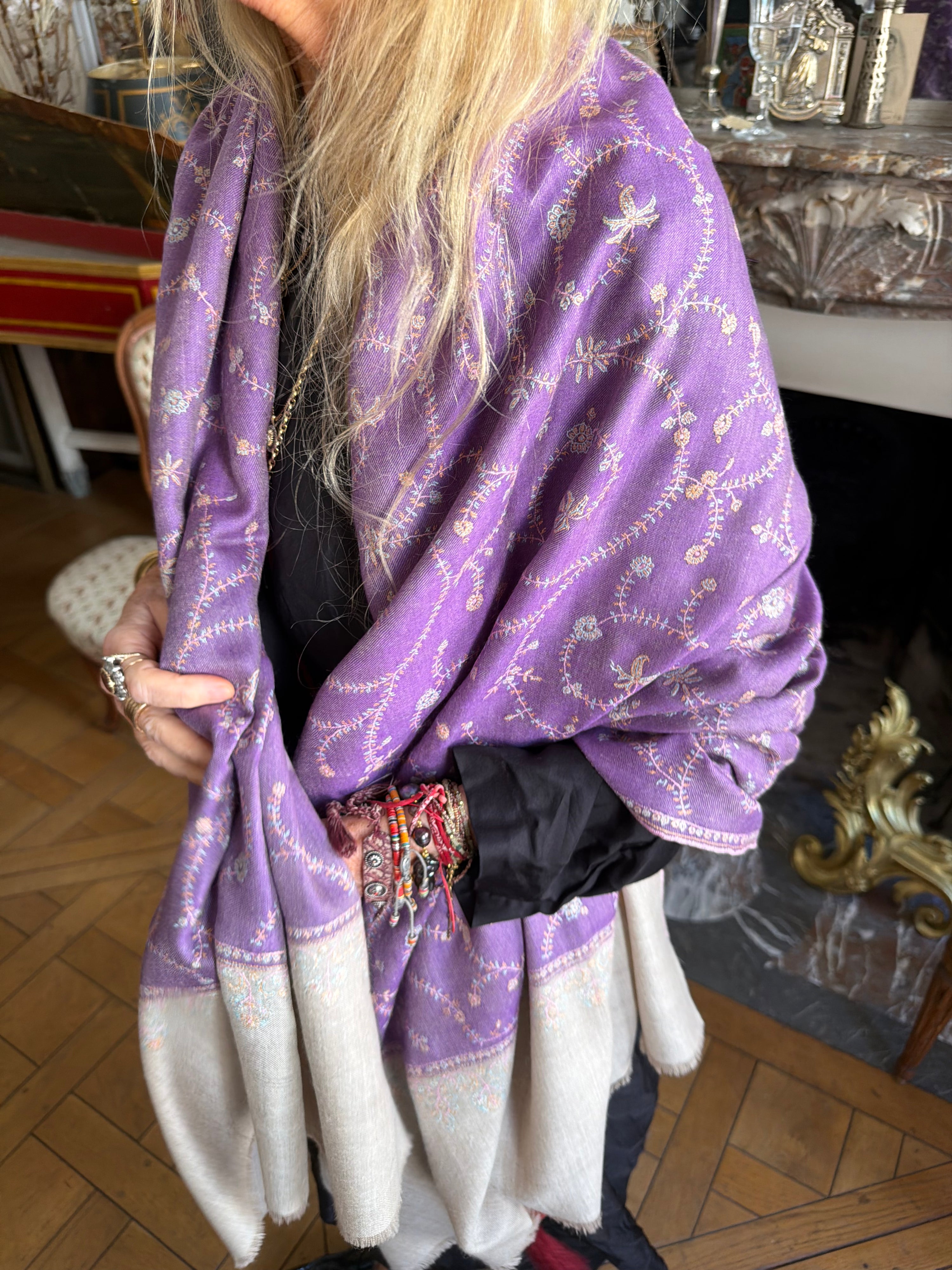 Yaser Shaw Scarf - Iris
