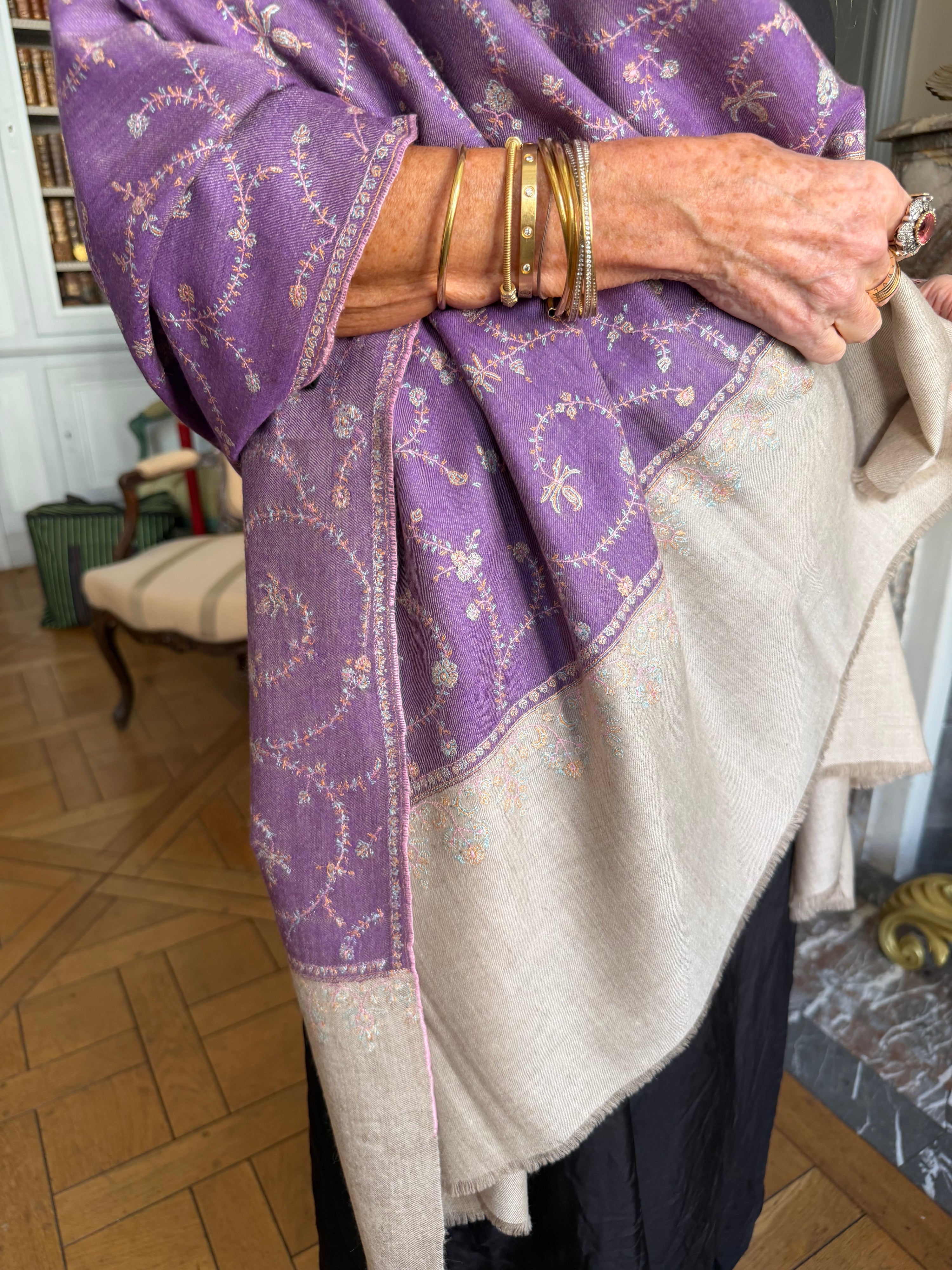 Yaser Shaw Scarf - Iris