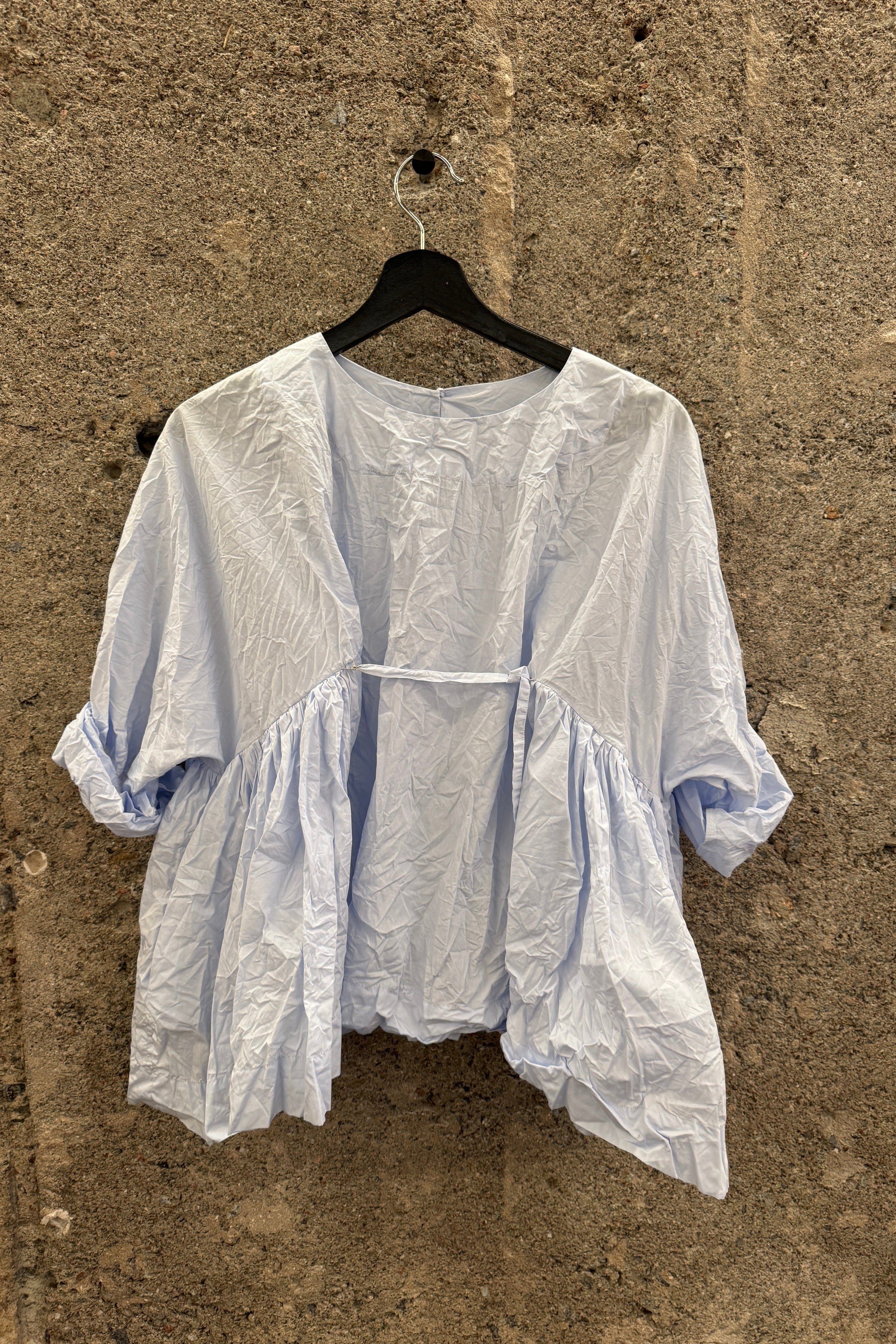 Daniela Gregis Milan Crispy Cotton Blouse - LightBlue