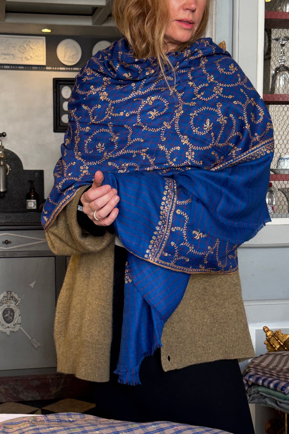 Yaser Shaw Scarf - Royal