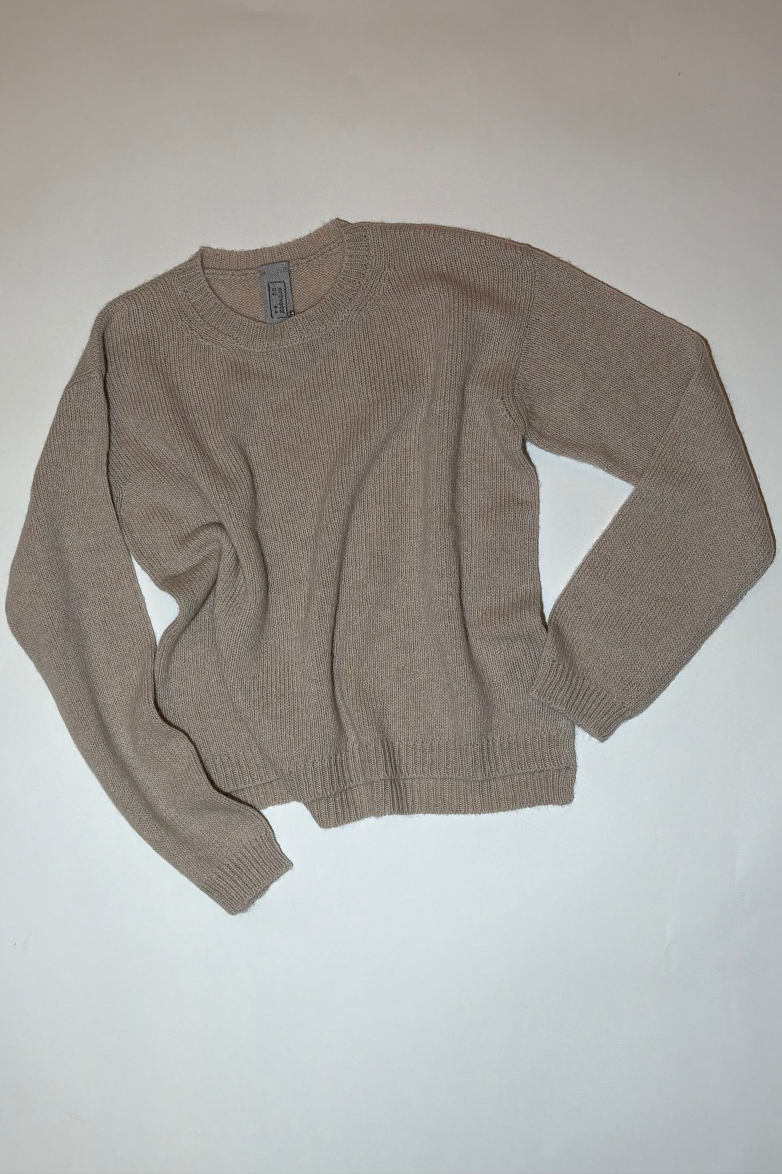 Private Talbot Cashmere Knit - Latte
