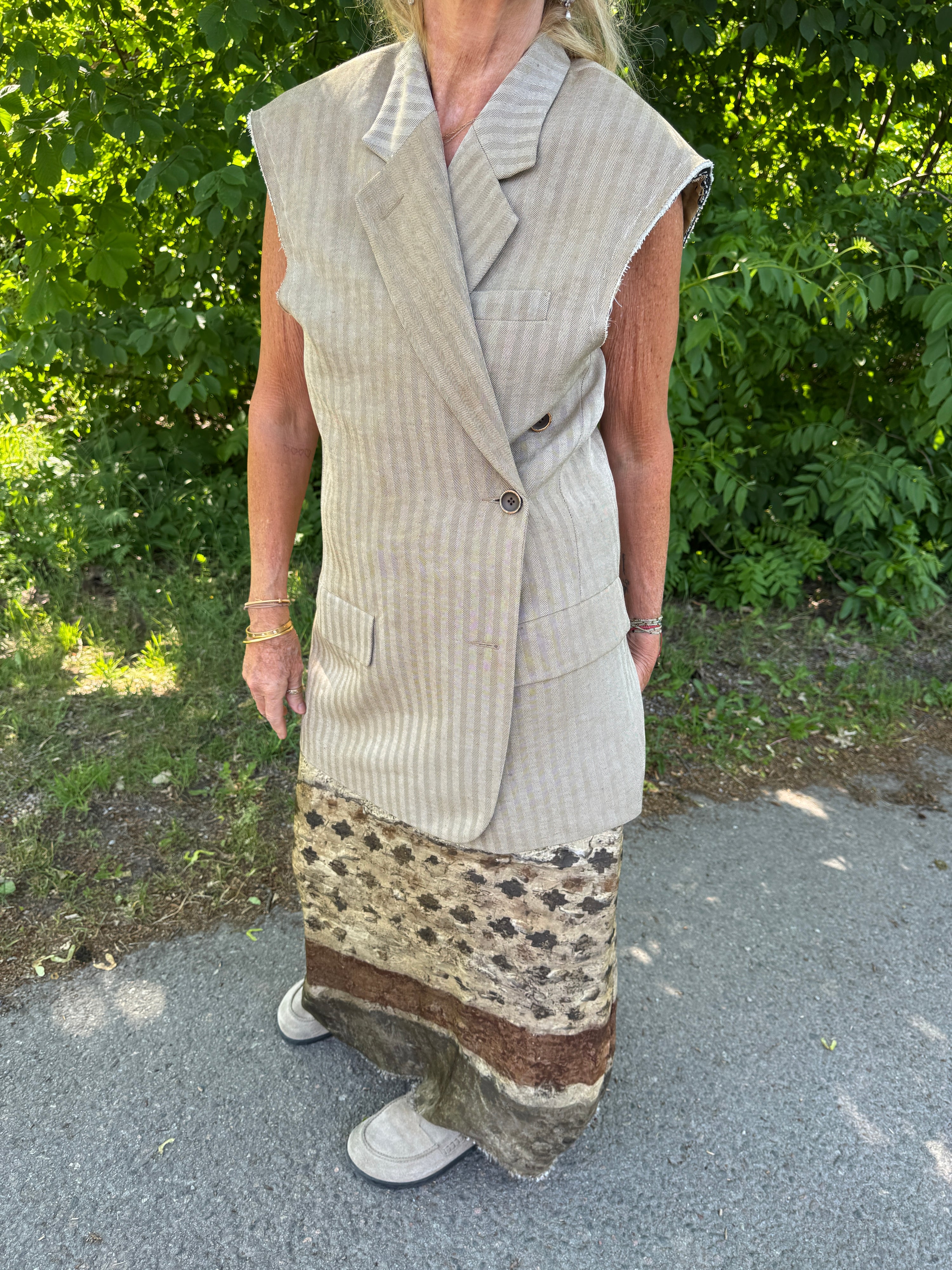 Uma Wang Venezia Vest - Tan