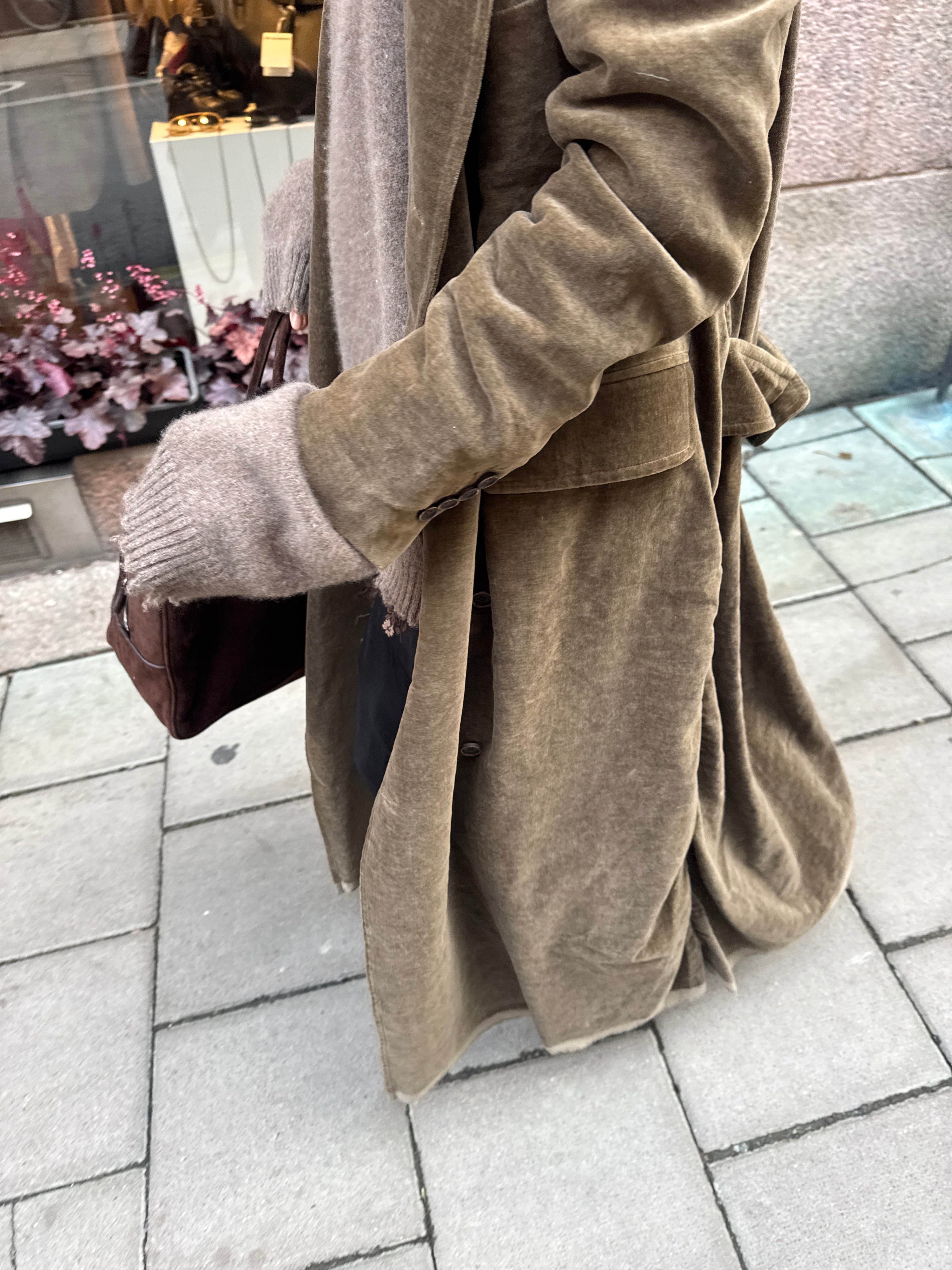 Uma Wang Cigna Coat Olive