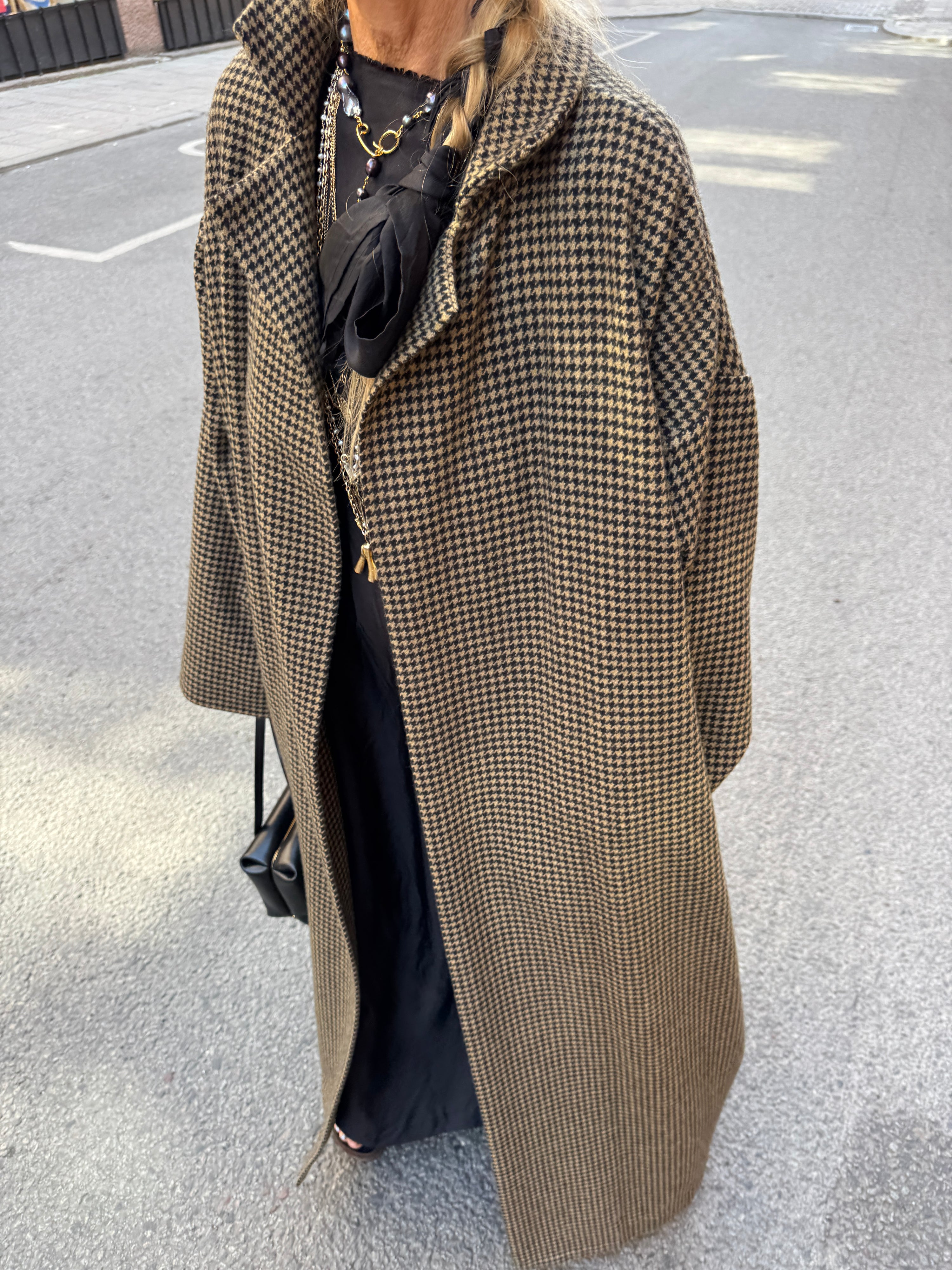 Daniela Gregis Artist Coat Checked Wool