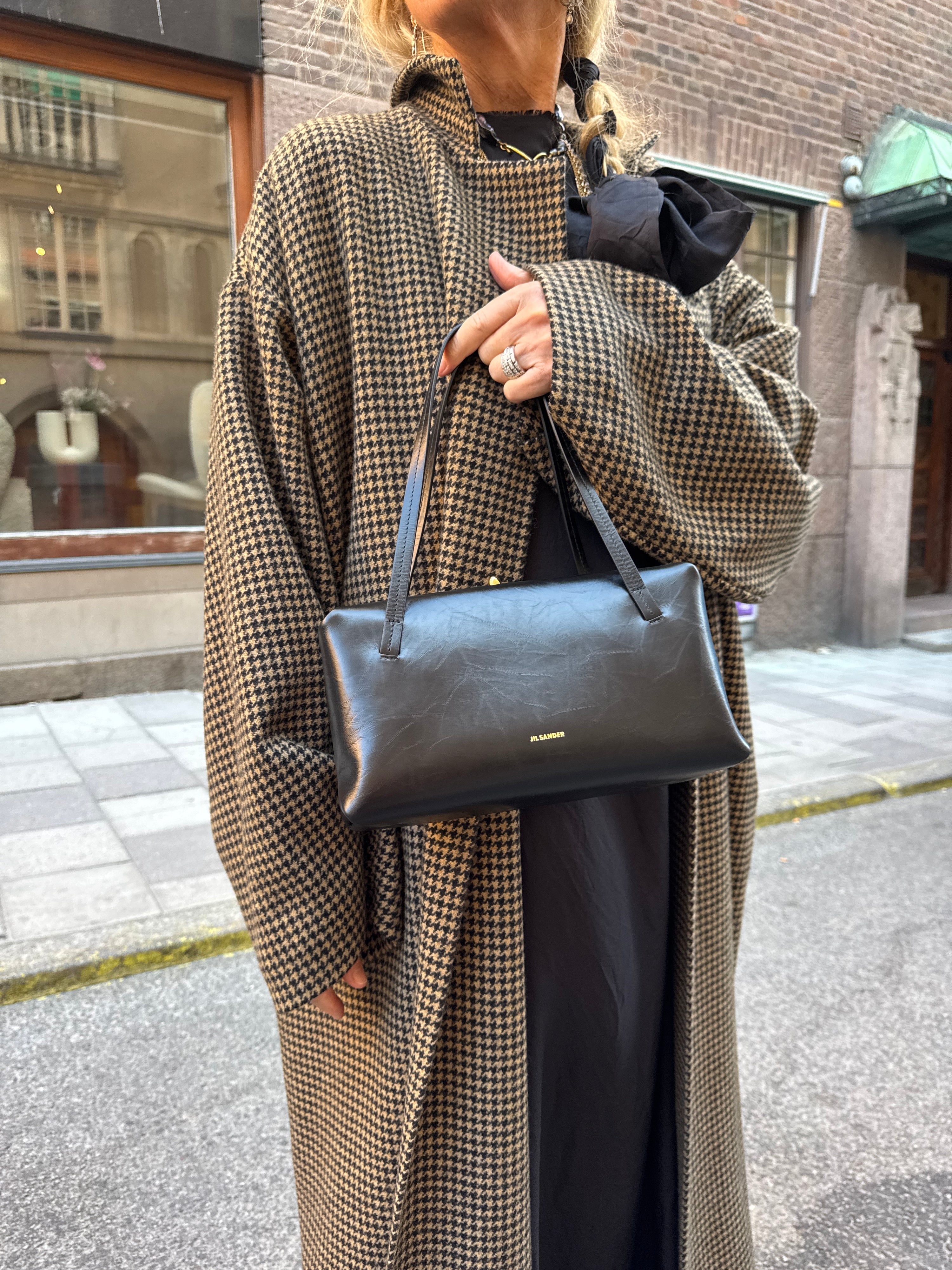 Daniela Gregis Artist Coat Checked Wool
