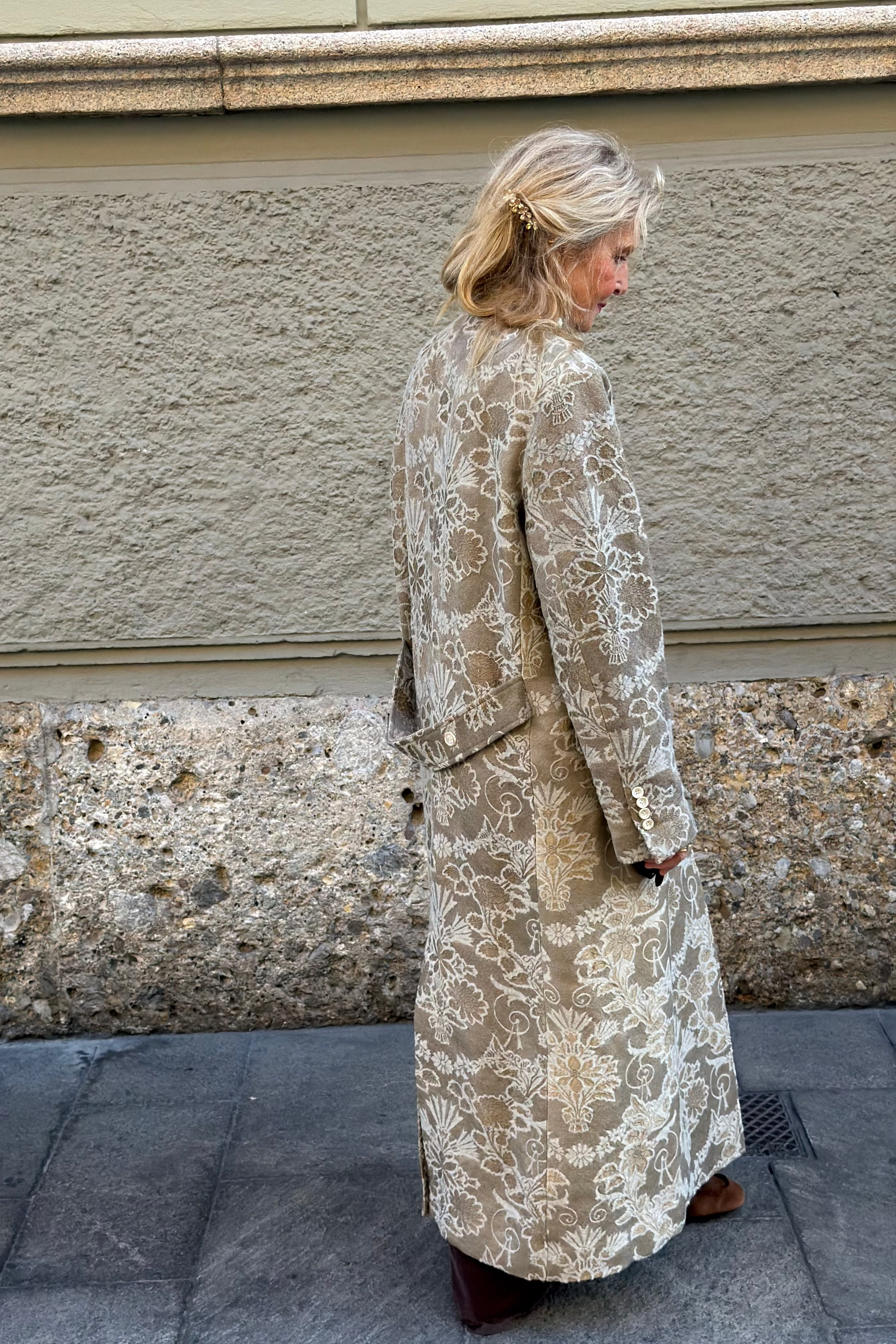 Uma Wang Jacquard Norr Coat