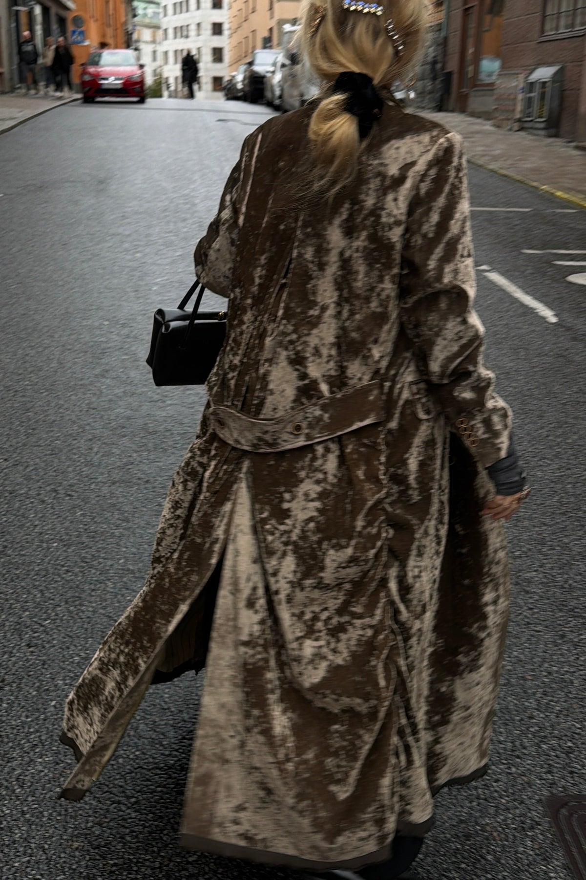Uma Wang Icon Coat - in Goldish