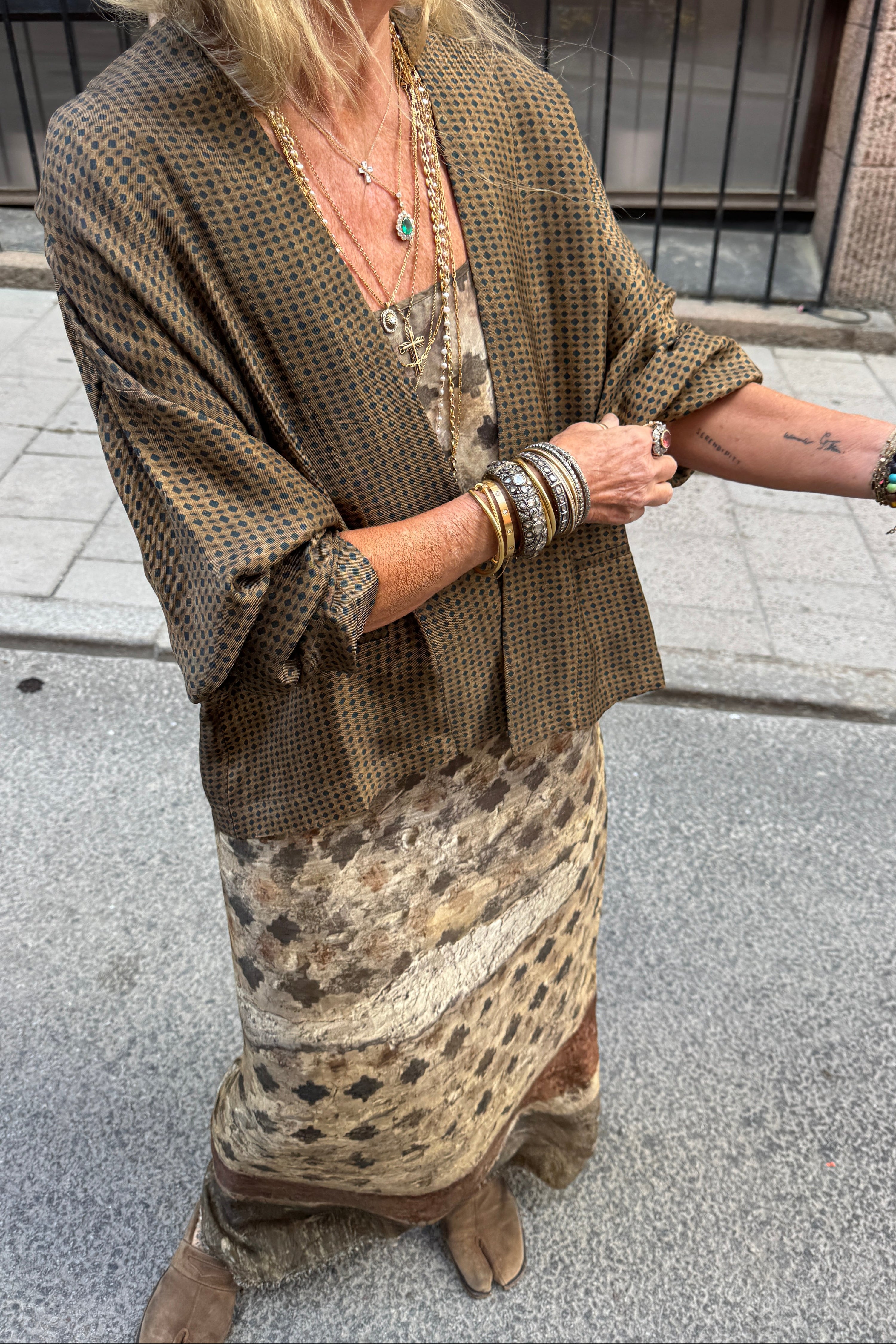 Uma Wang kimo jacket - Goldish