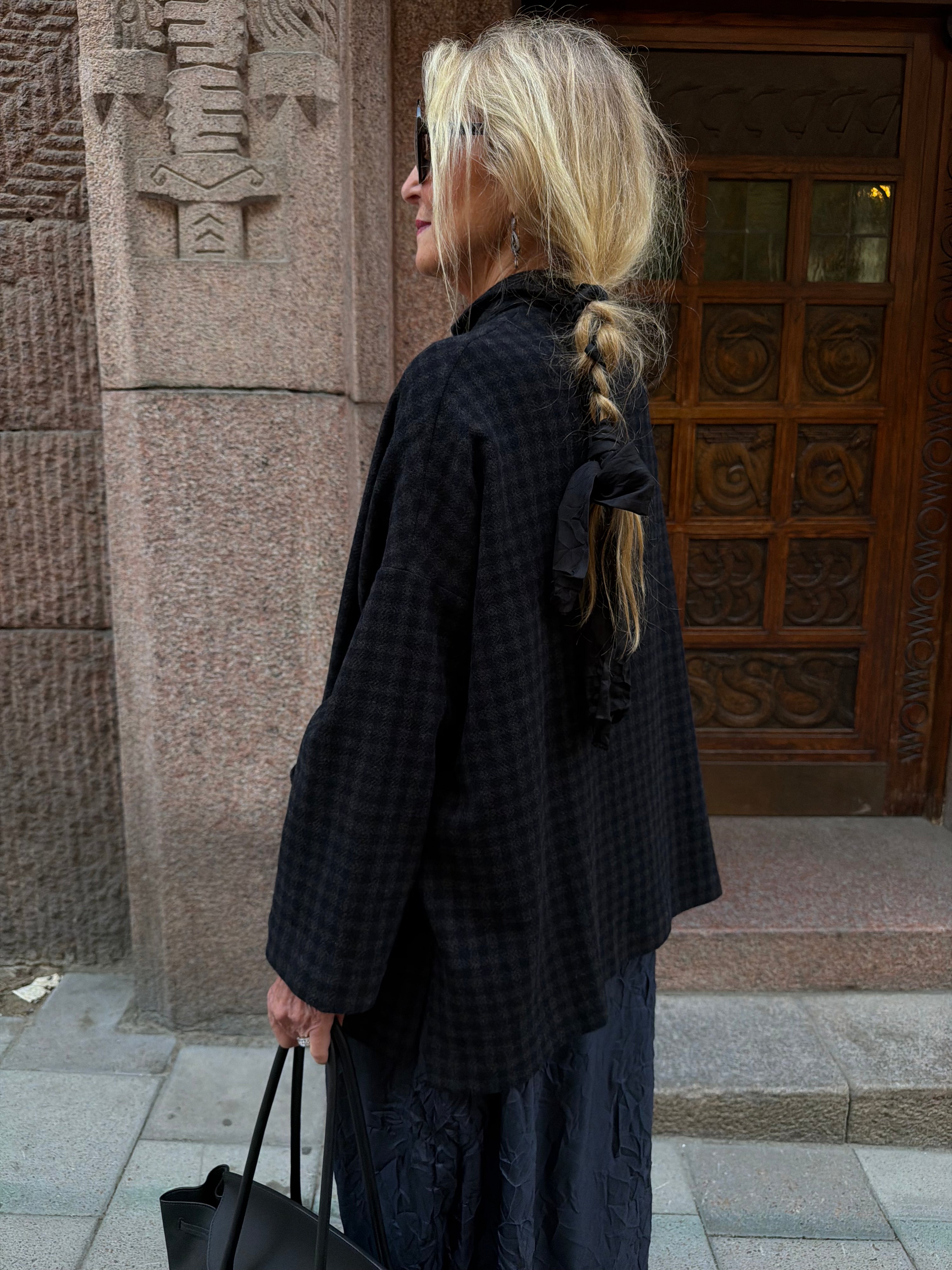 Daniela Gregis Laura Cashmere Checked Jacket