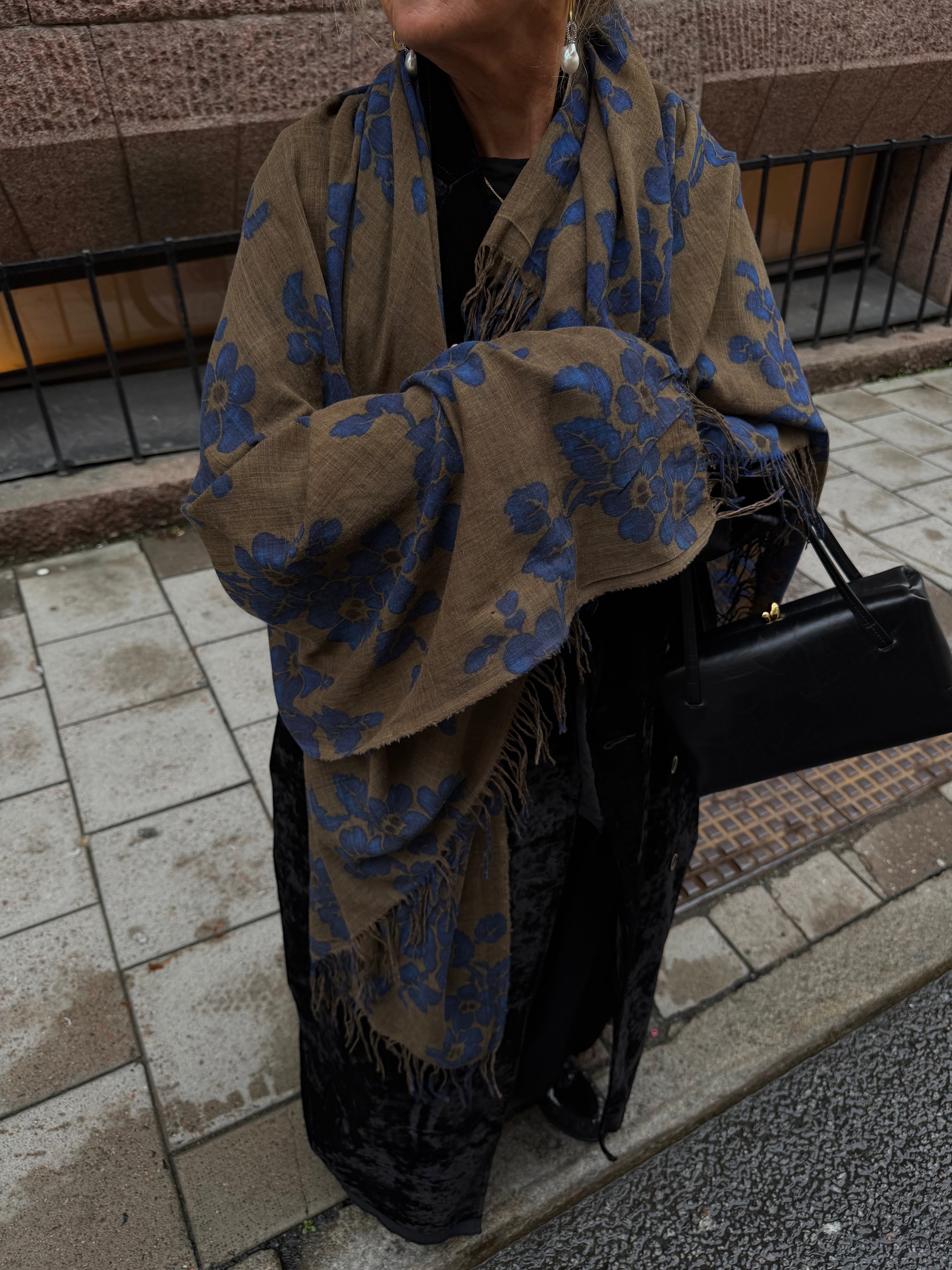 Uma Wang Cleo Scarf - Bluish