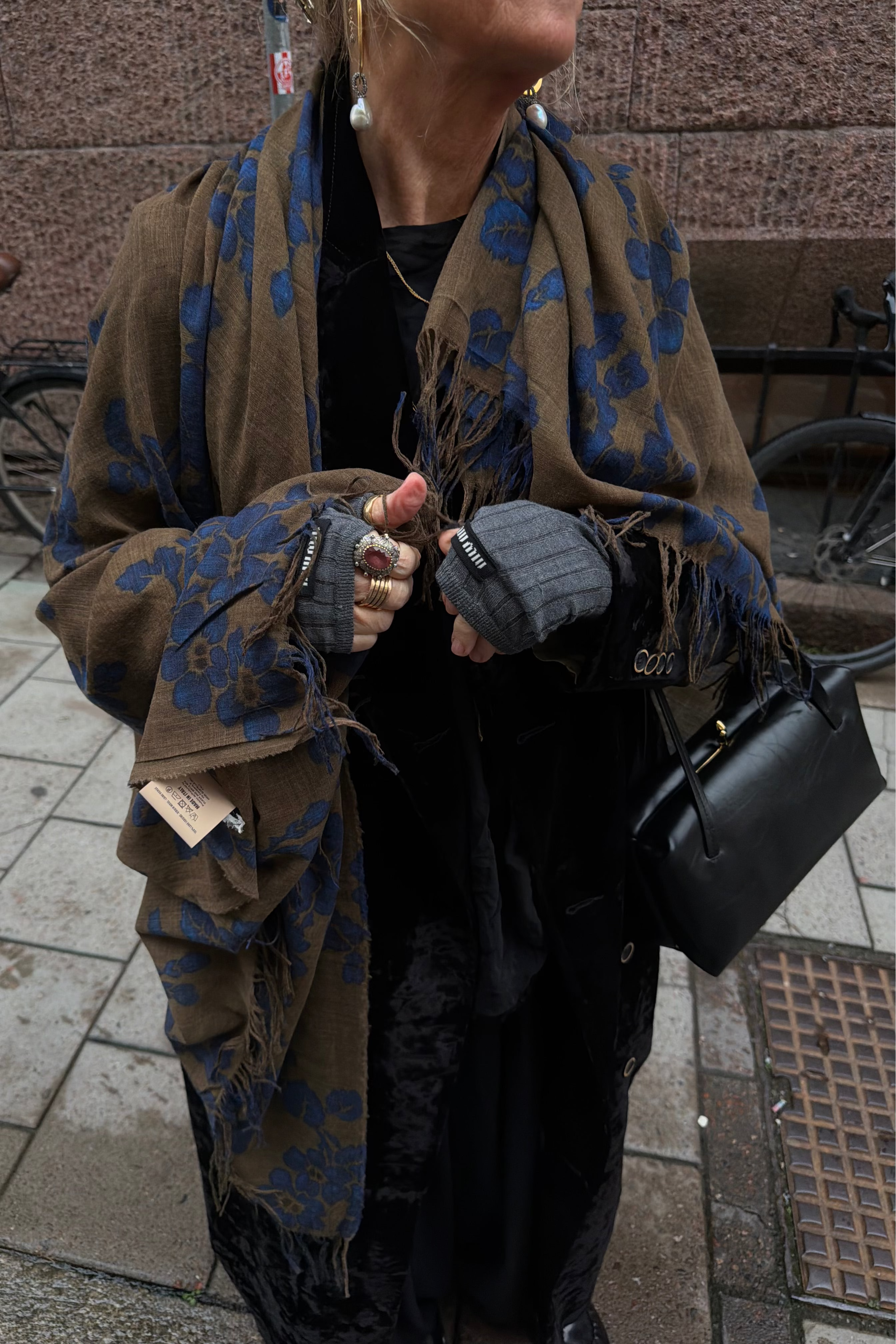 Uma Wang Cleo Scarf - Bluish
