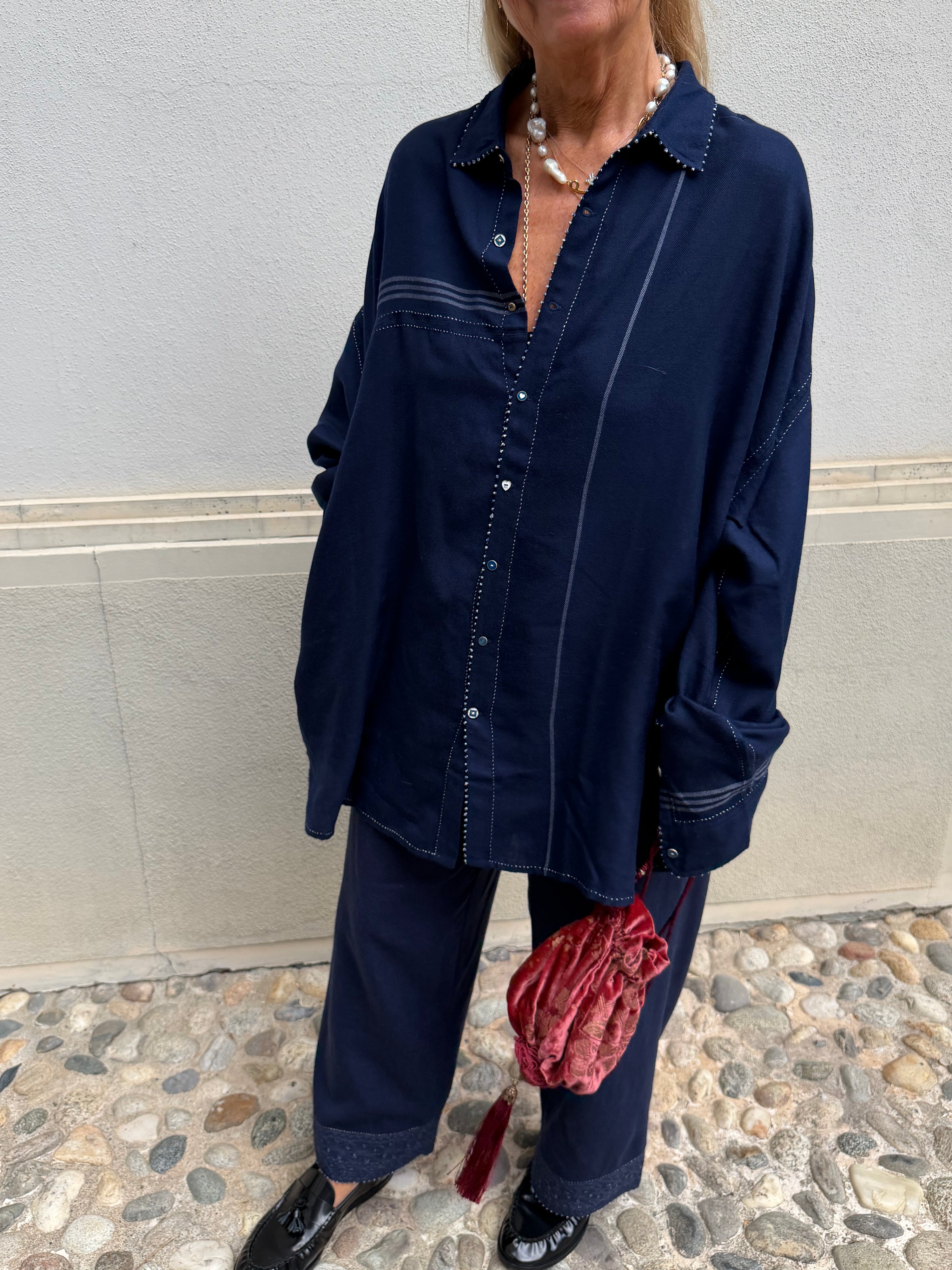 Pero Soft Balue Navy Shirt