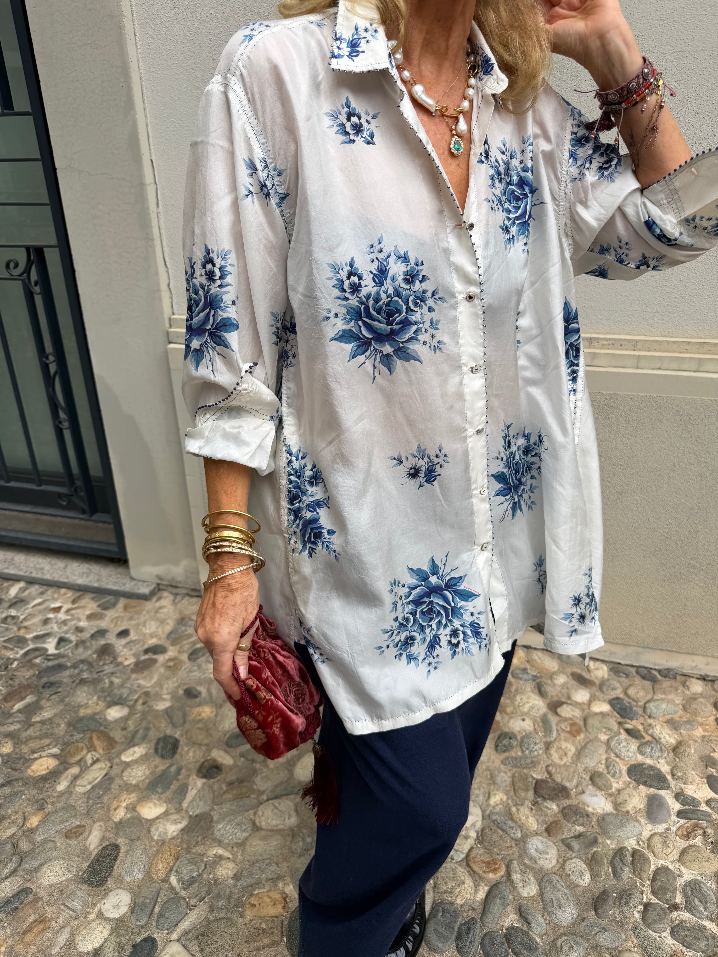 Pero Silk Tea Shirt