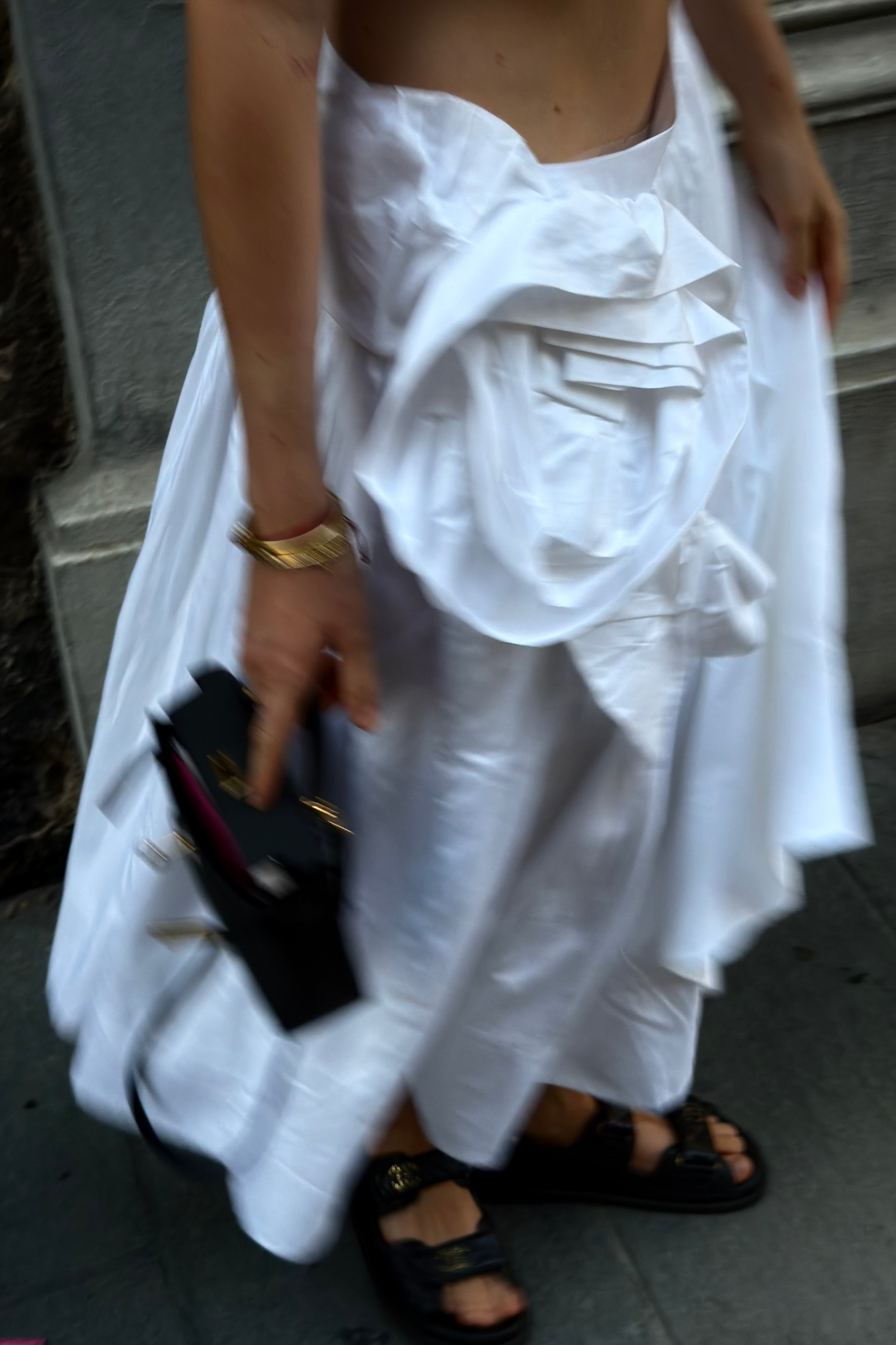 Simone Rocha Pressed Rosette Basque Skirt