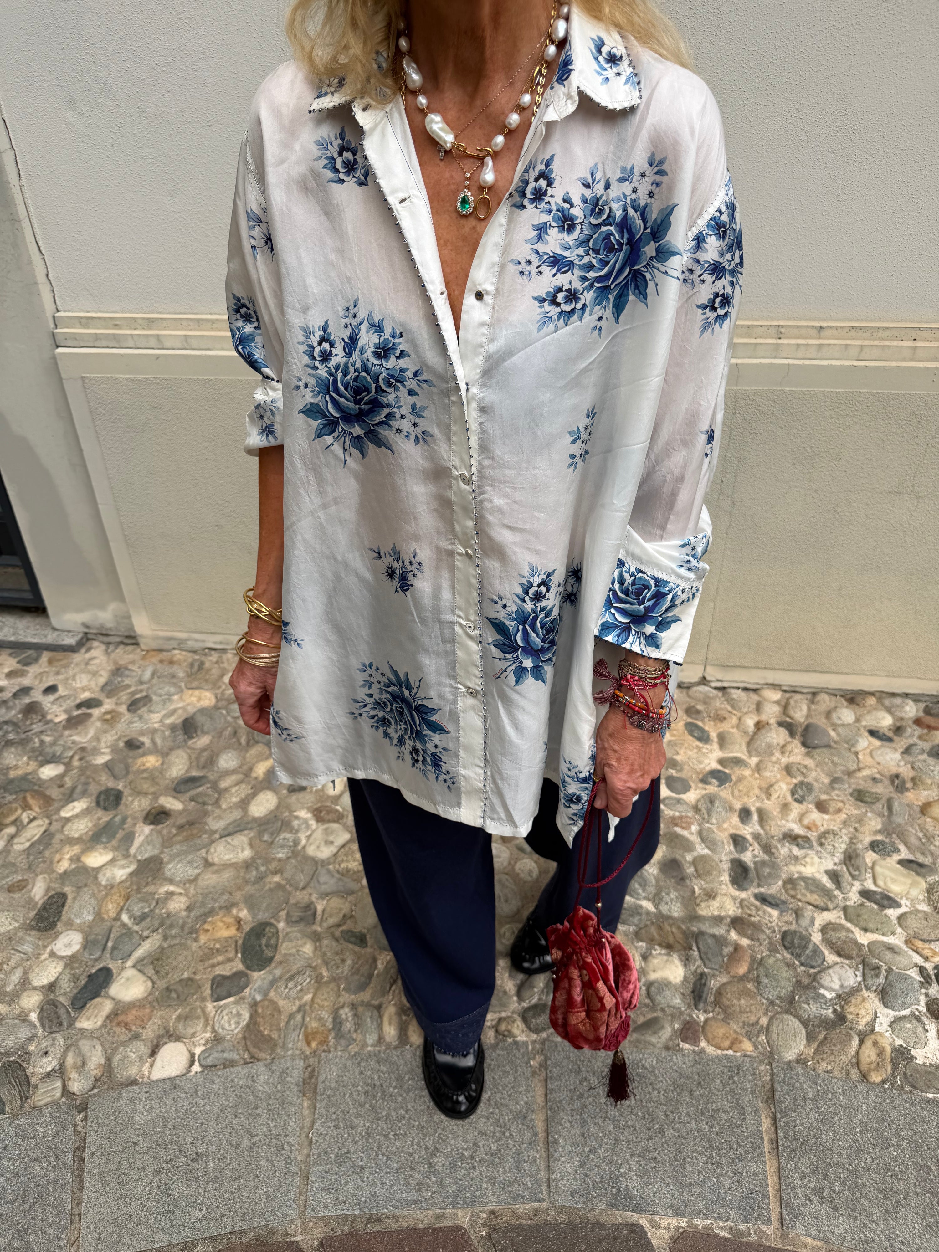 Pero Silk Tea Shirt