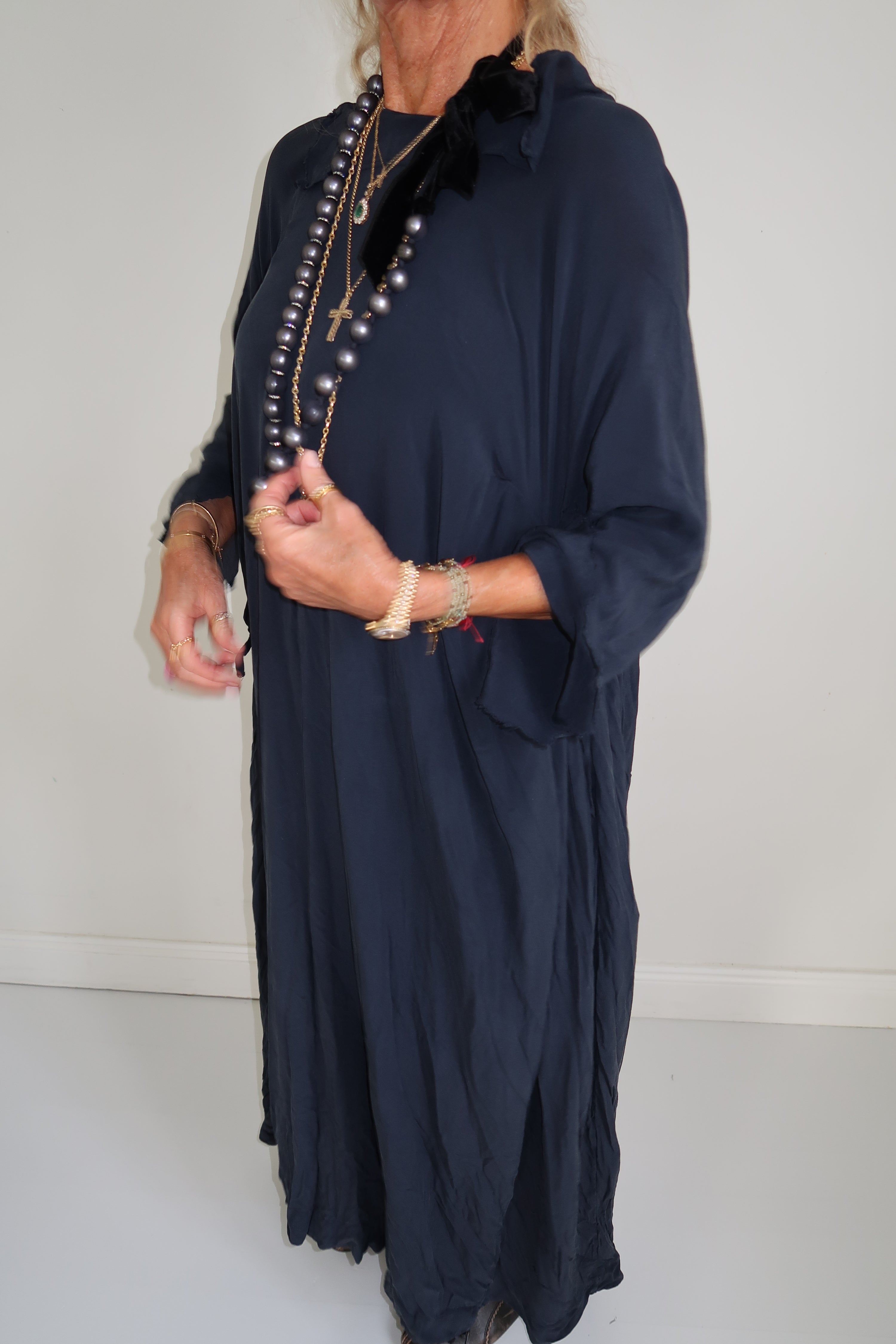 Daniela Gregis Stockholm dress Navy