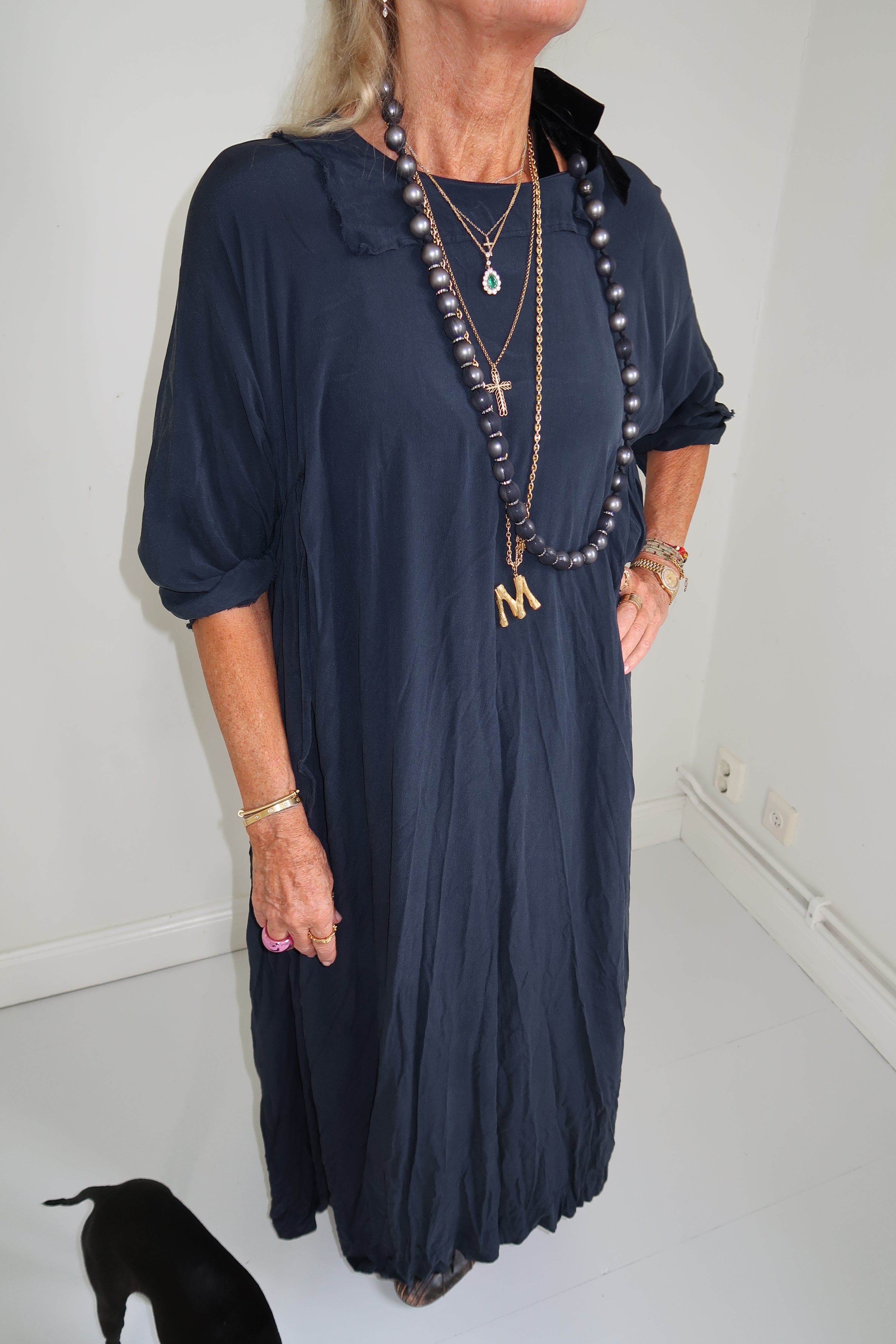 Daniela Gregis Stockholm dress Navy
