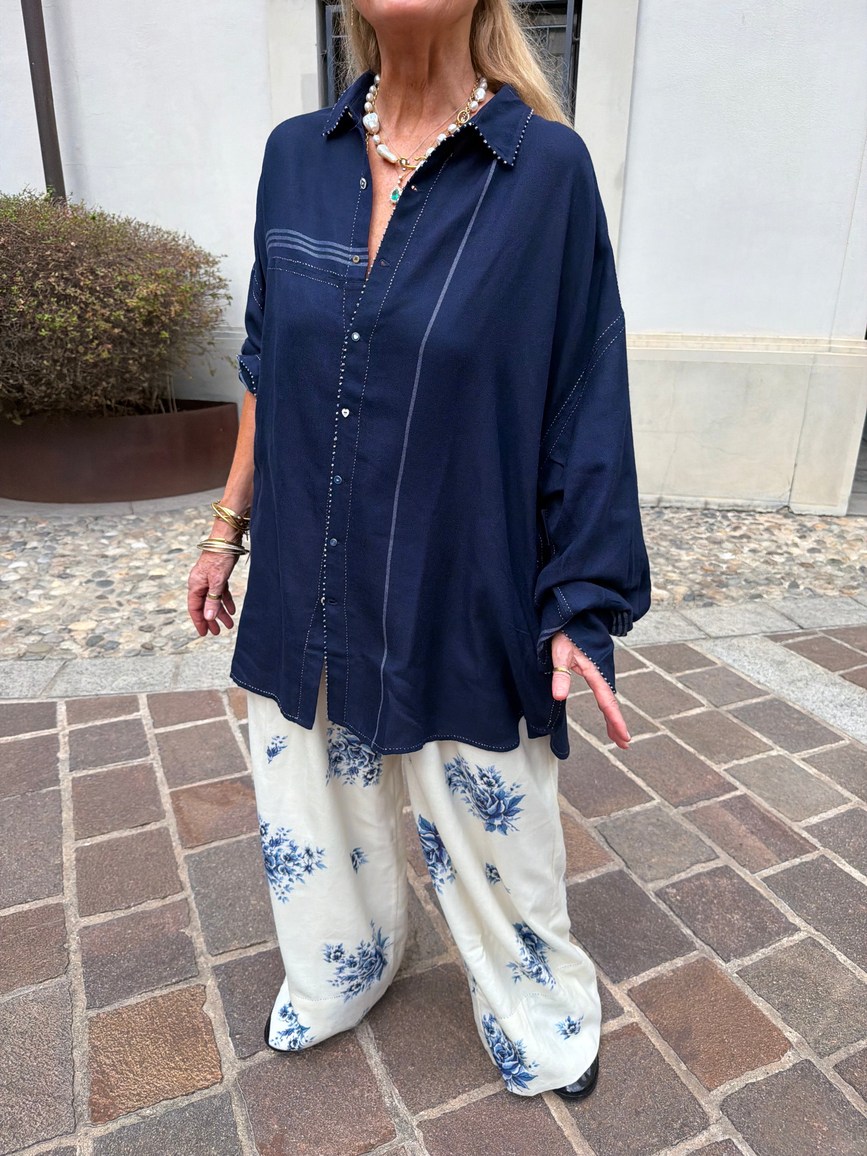 Pero Soft Balue Navy Shirt