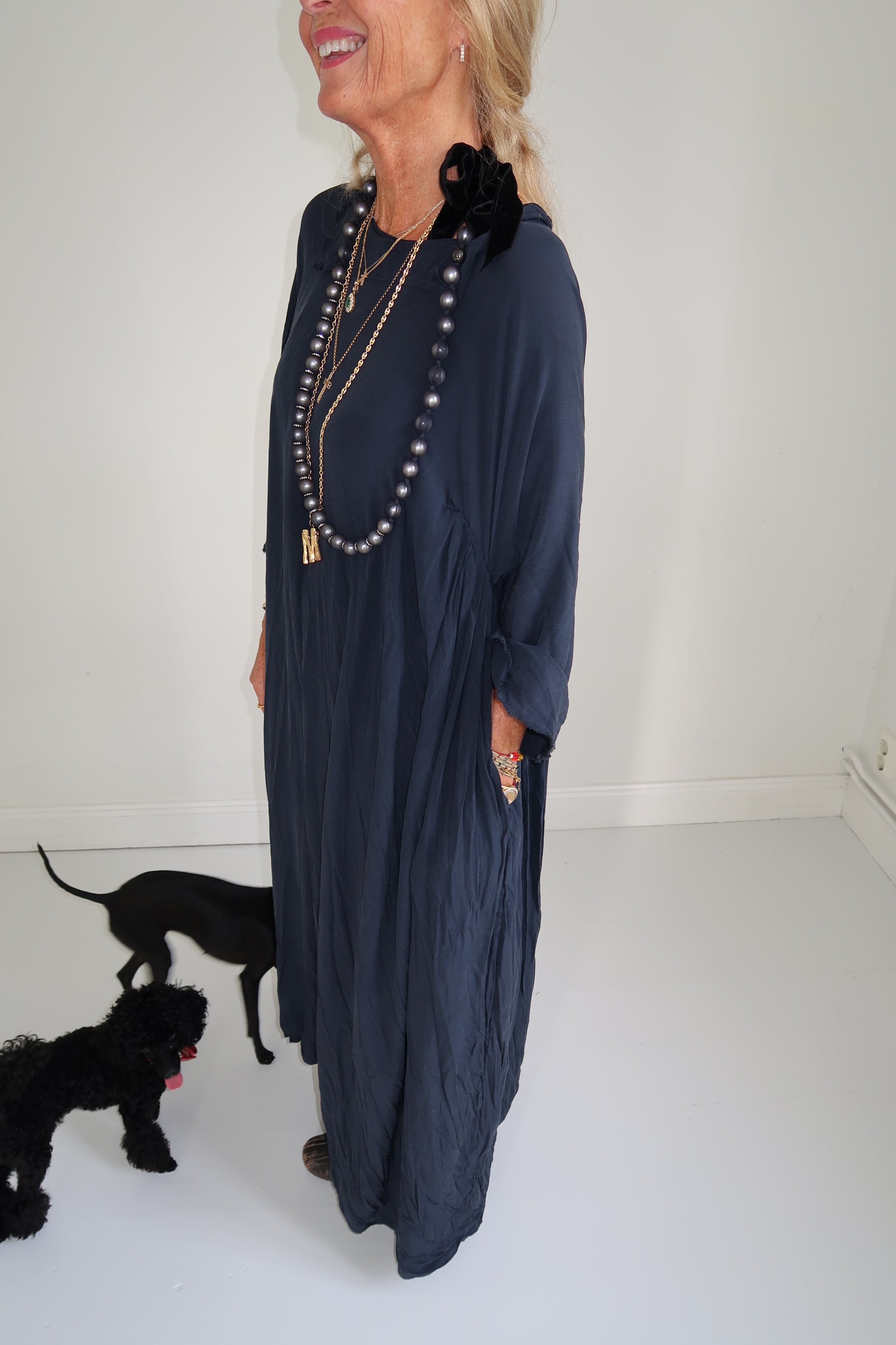 Daniela Gregis Stockholm dress Navy