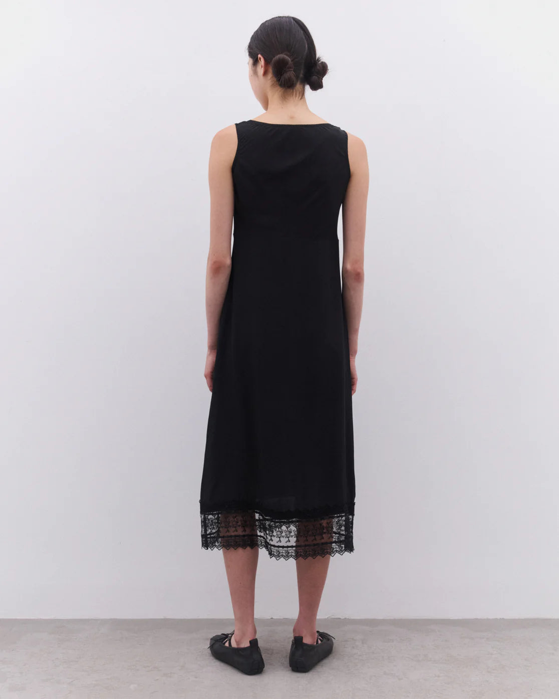 Simone Rocha Women's Scoop Neck Slip Dress (IN IVORY AND BLACK)