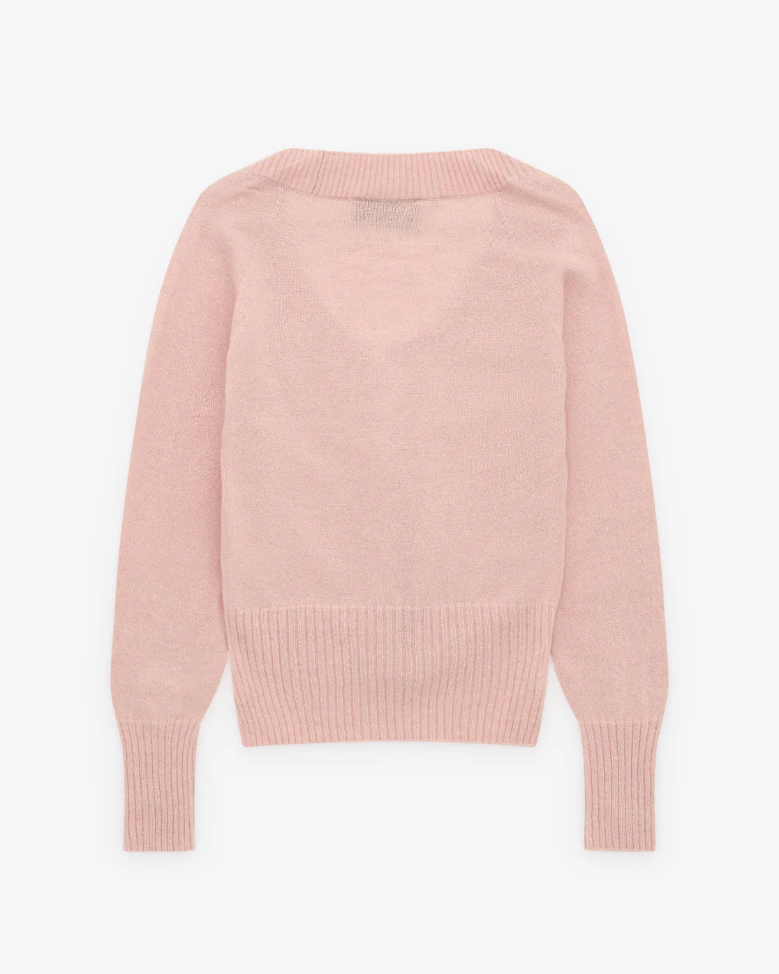 Simone Rocha Scoop Cashmere Jumper (IN BLACK AND BLUSH)