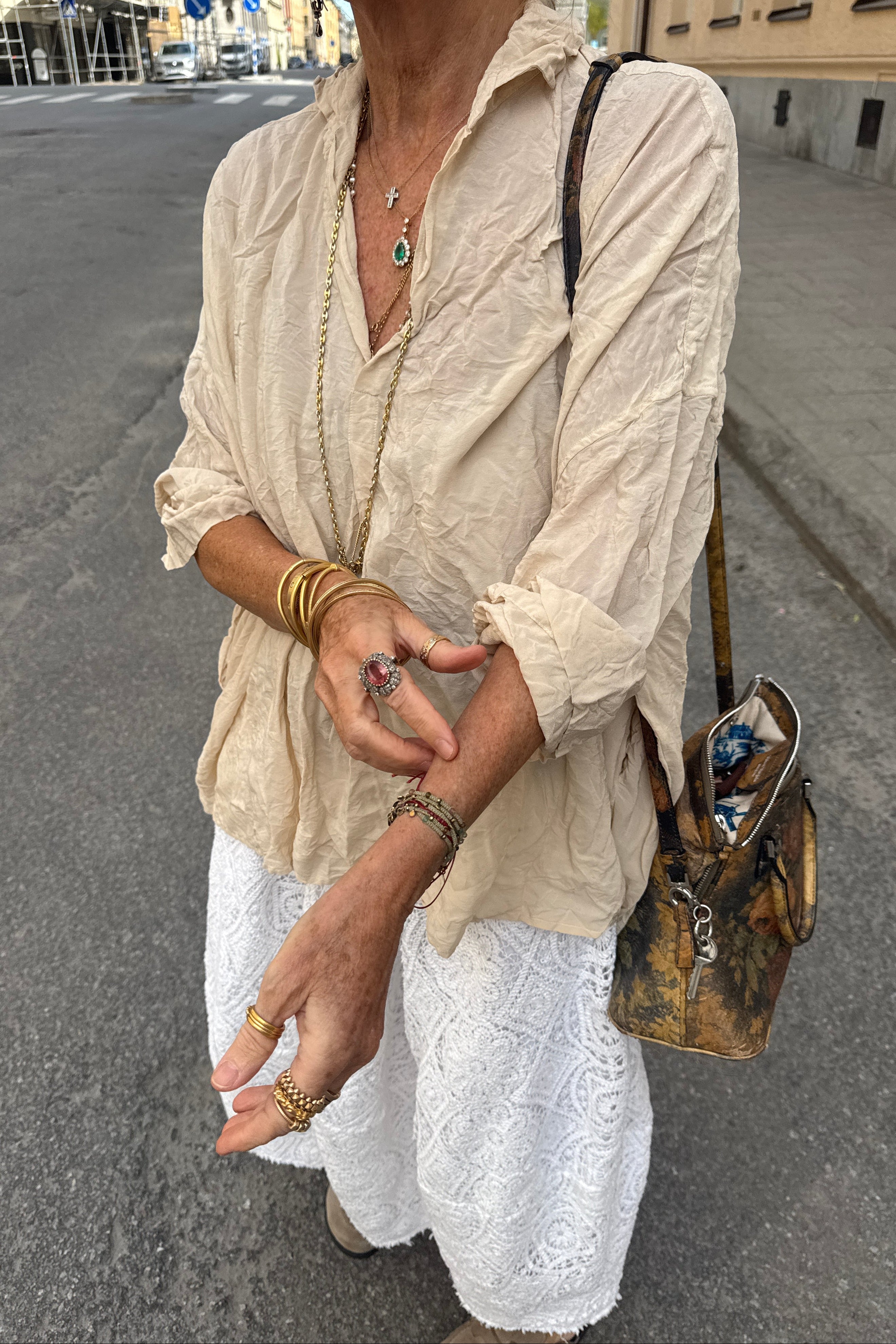 Daniela Gregis Provence Blouse in Vanille