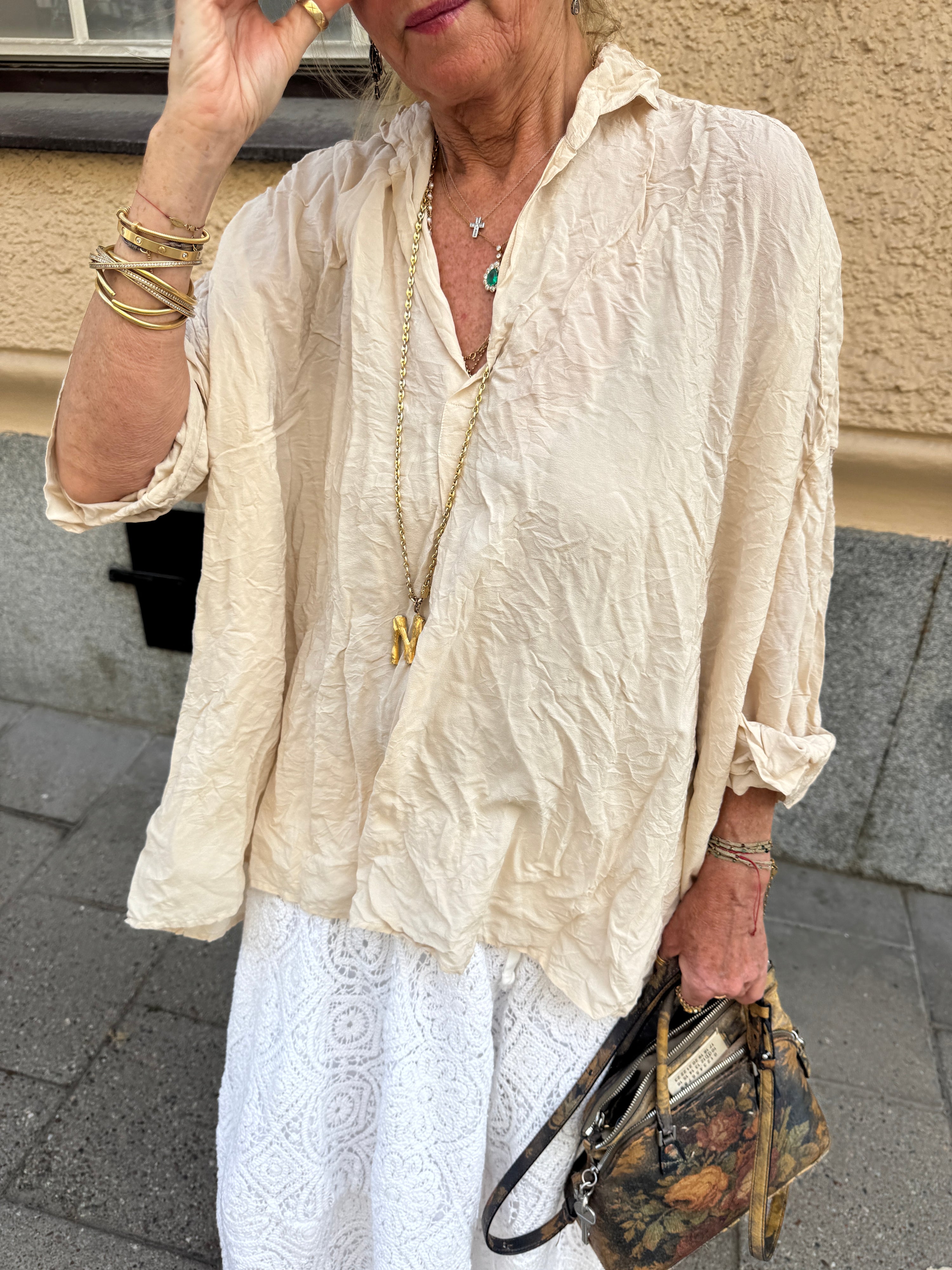 Daniela Gregis Provence Blouse in Vanille