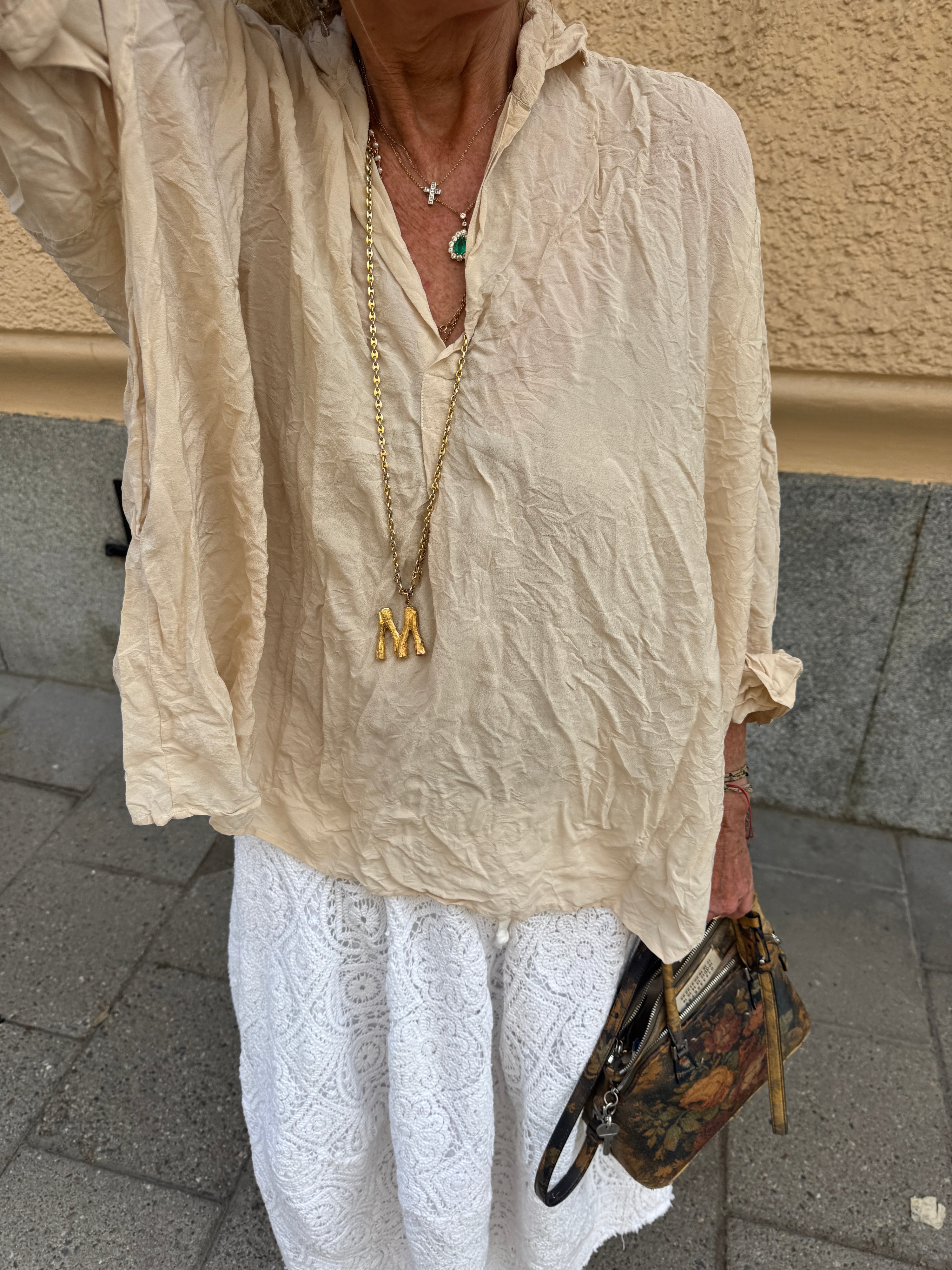 Daniela Gregis Provence Blouse in Vanille