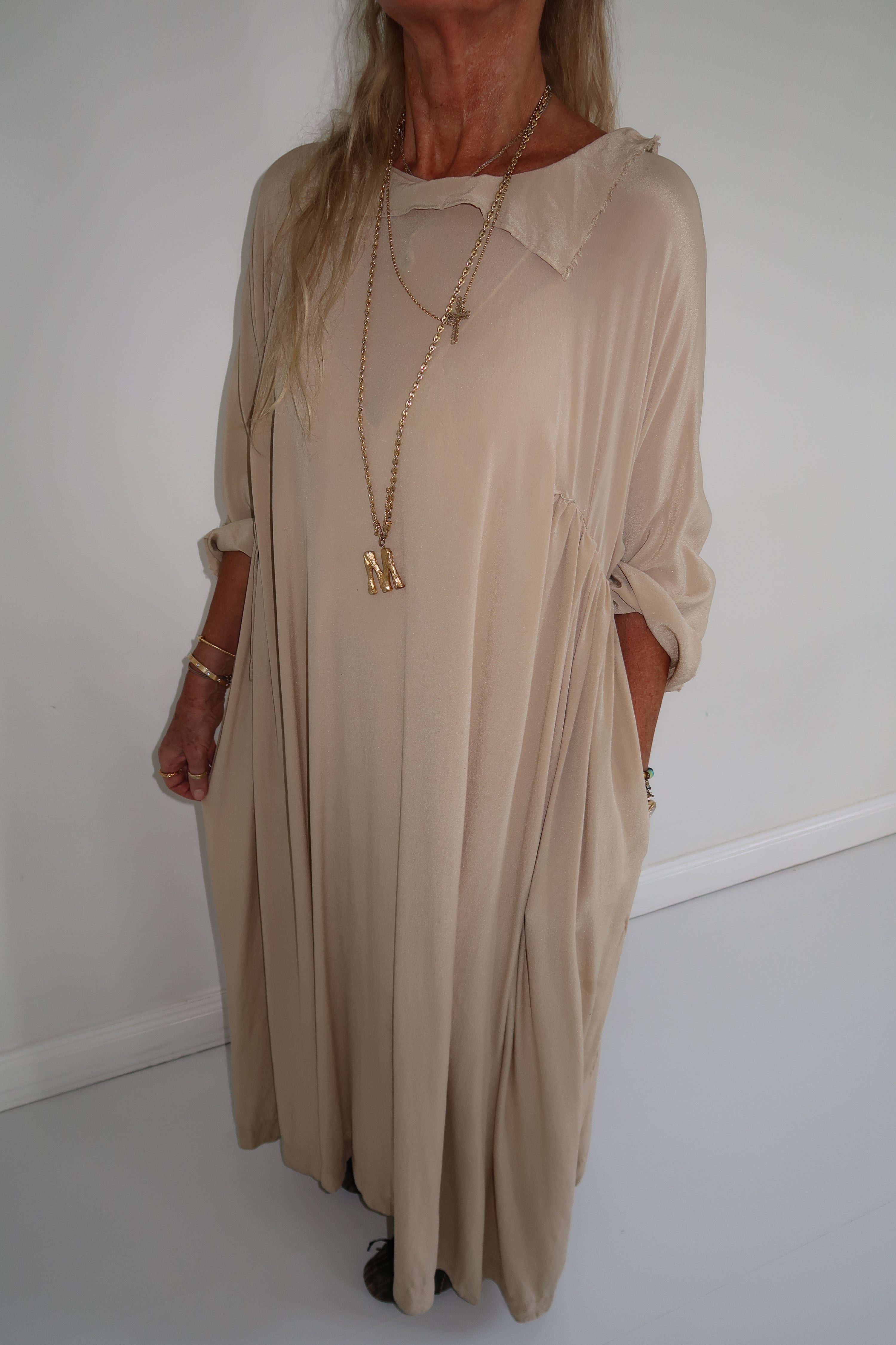 Daniela Gregis Stockholm dress Beige