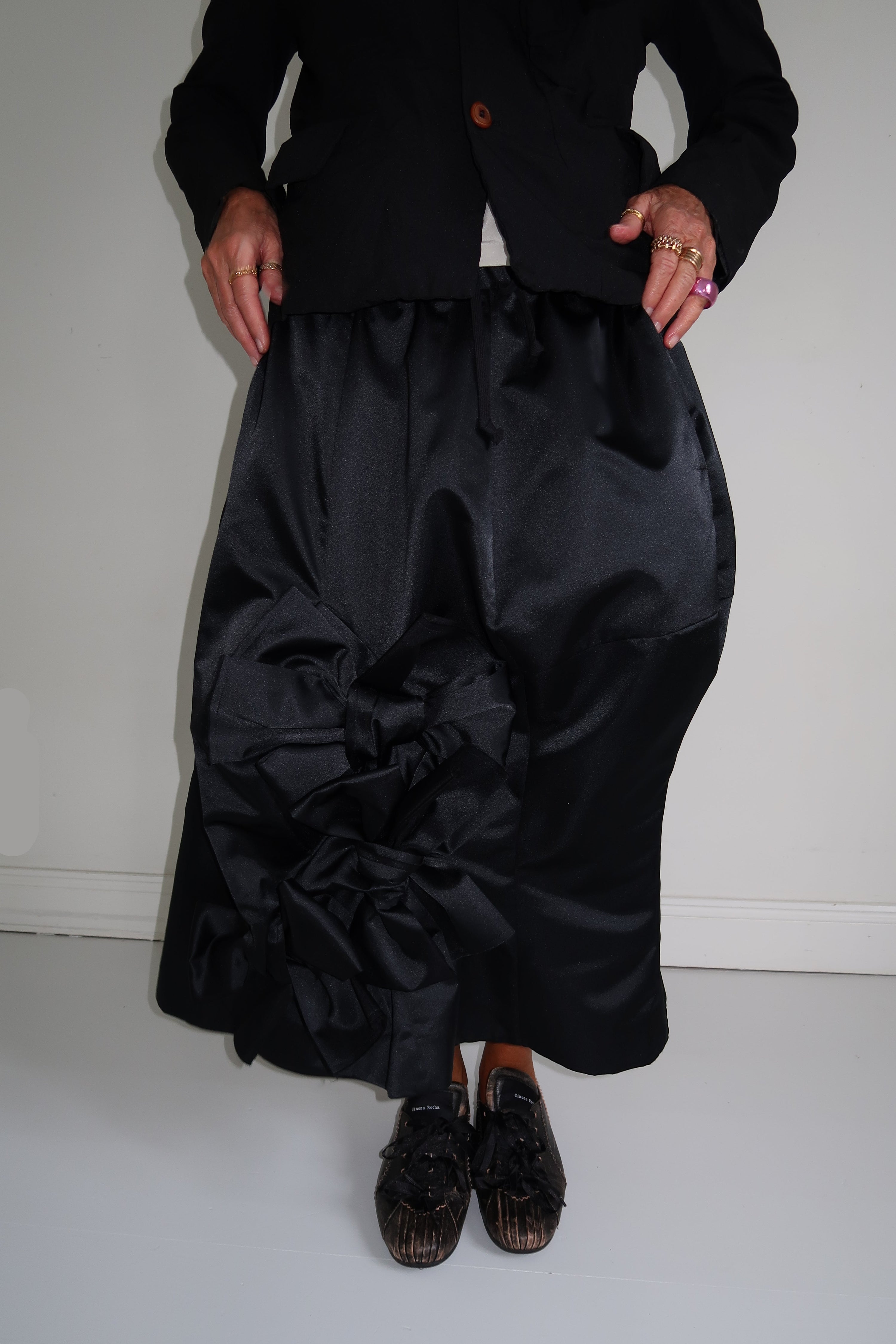 Comme des Garçons Bow Satin Skirt
