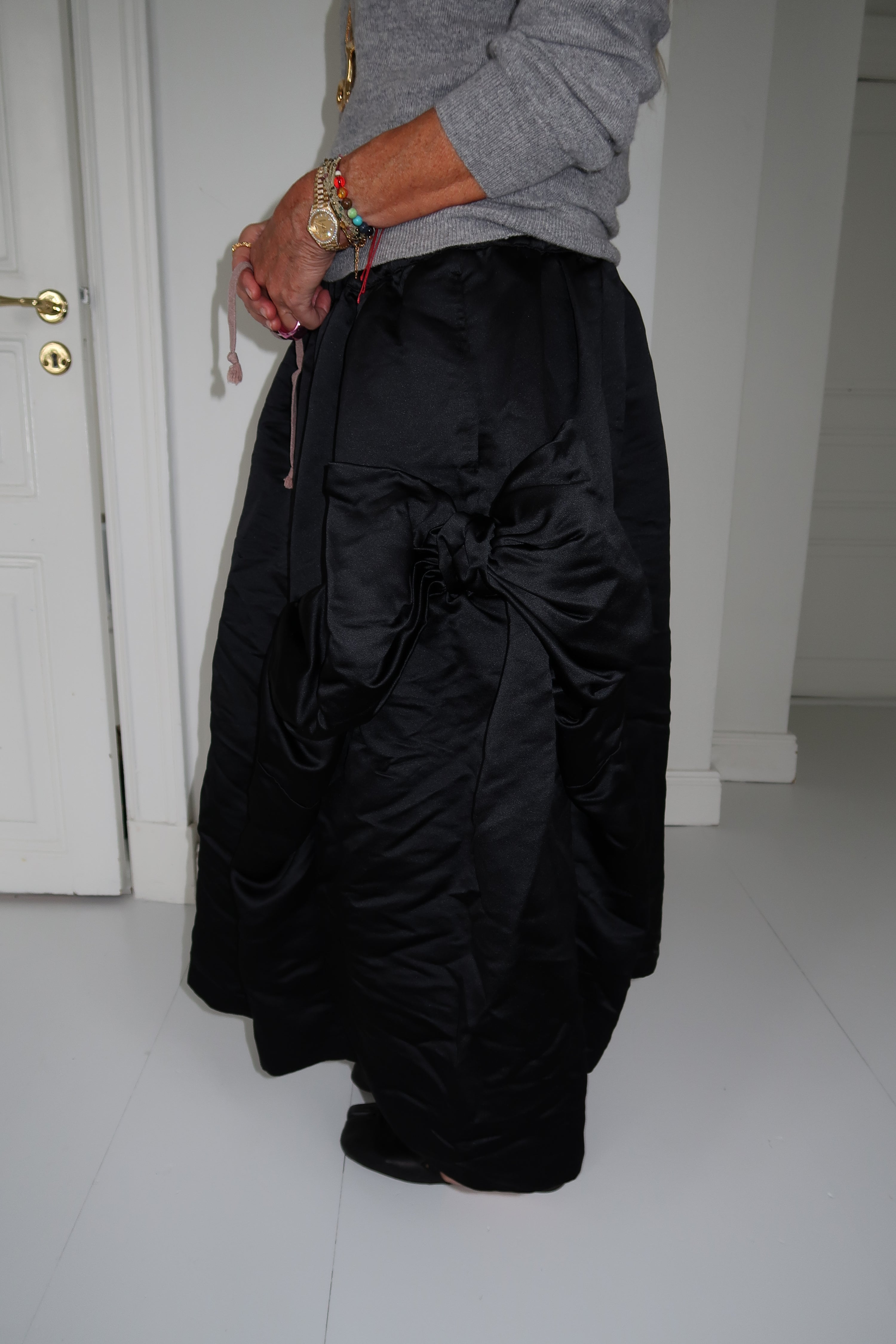 Comme des Garçons Comme des Garçons Bow Satin Skirt