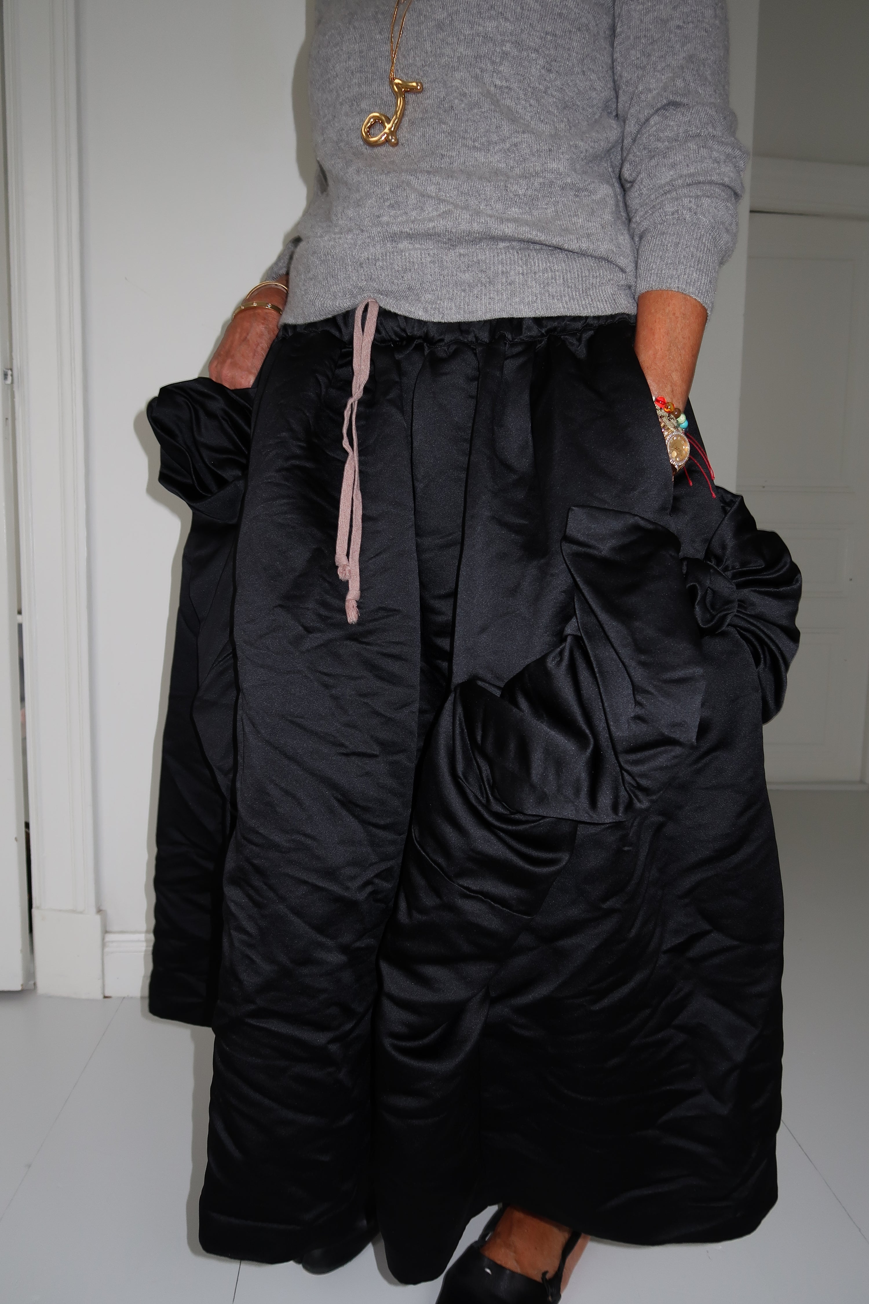 Comme des Garçons Comme des Garçons Bow Satin Skirt